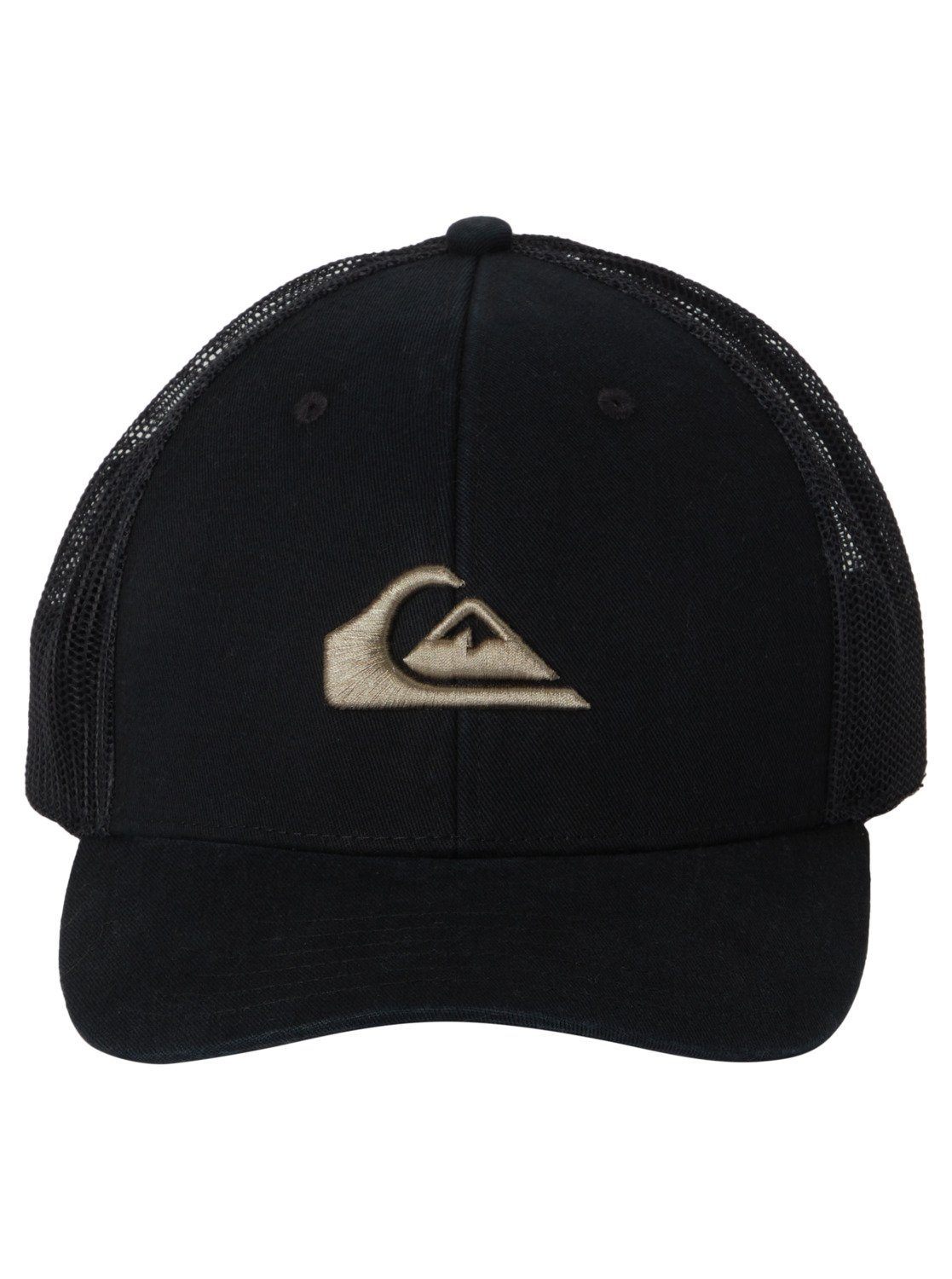 Black Trucker Cap Quiksilver Grounder