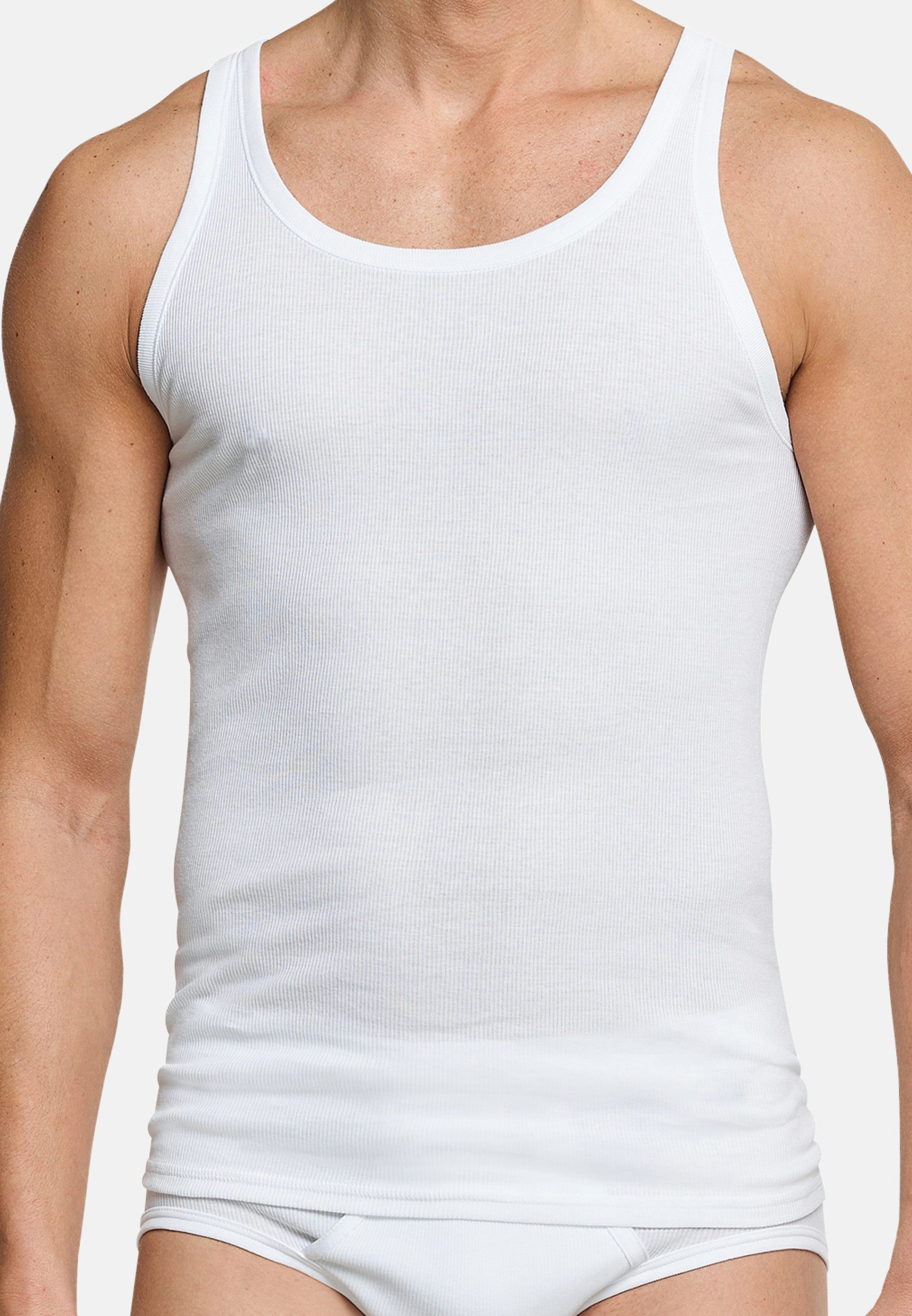 Schiesser Unterhemd 4er Pack Cotton Essentials günstig online kaufen