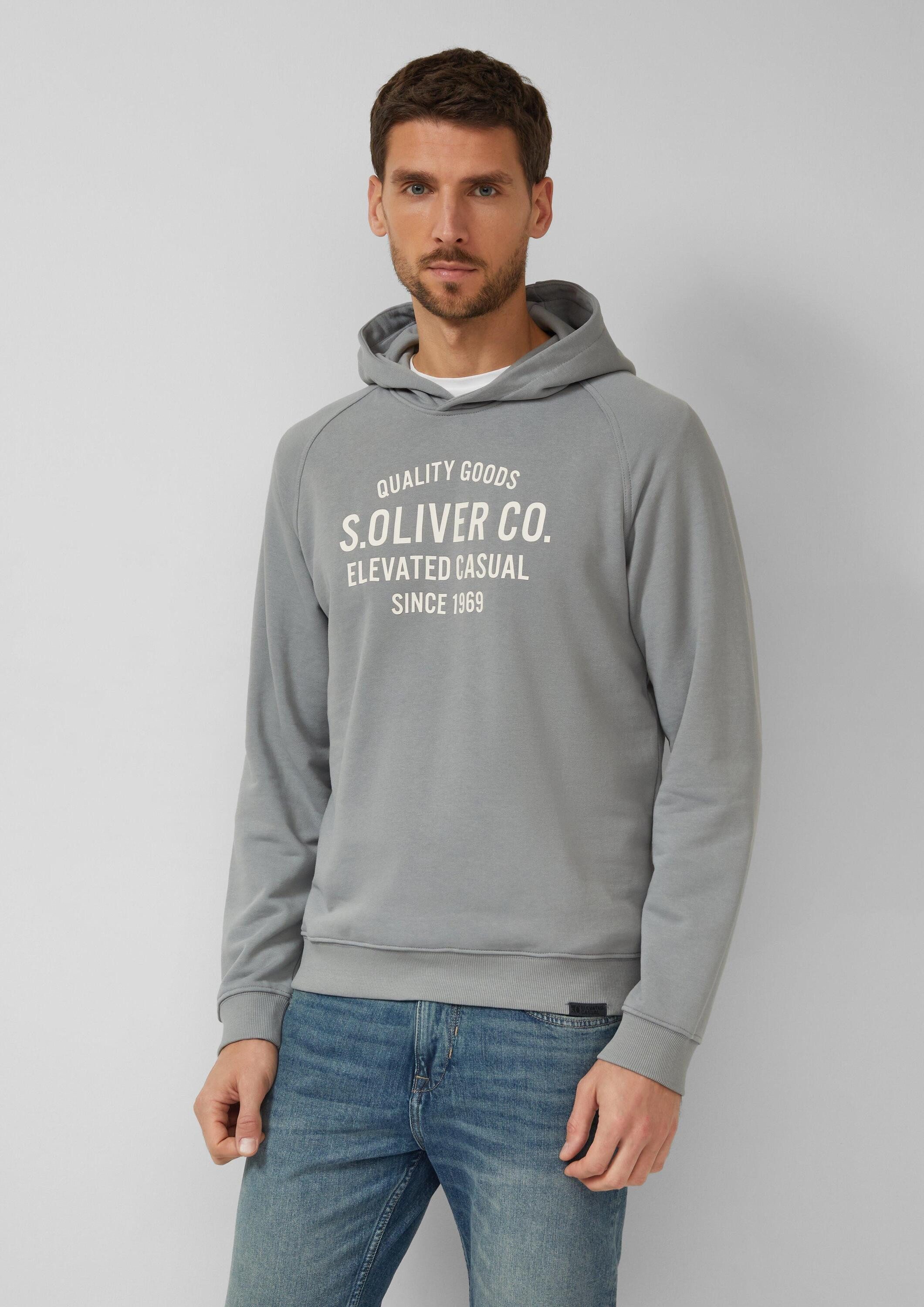 s.Oliver Sweatshirt Sweatshirt Sweatshirt aus Baumwollmix mit Frontprint günstig online kaufen