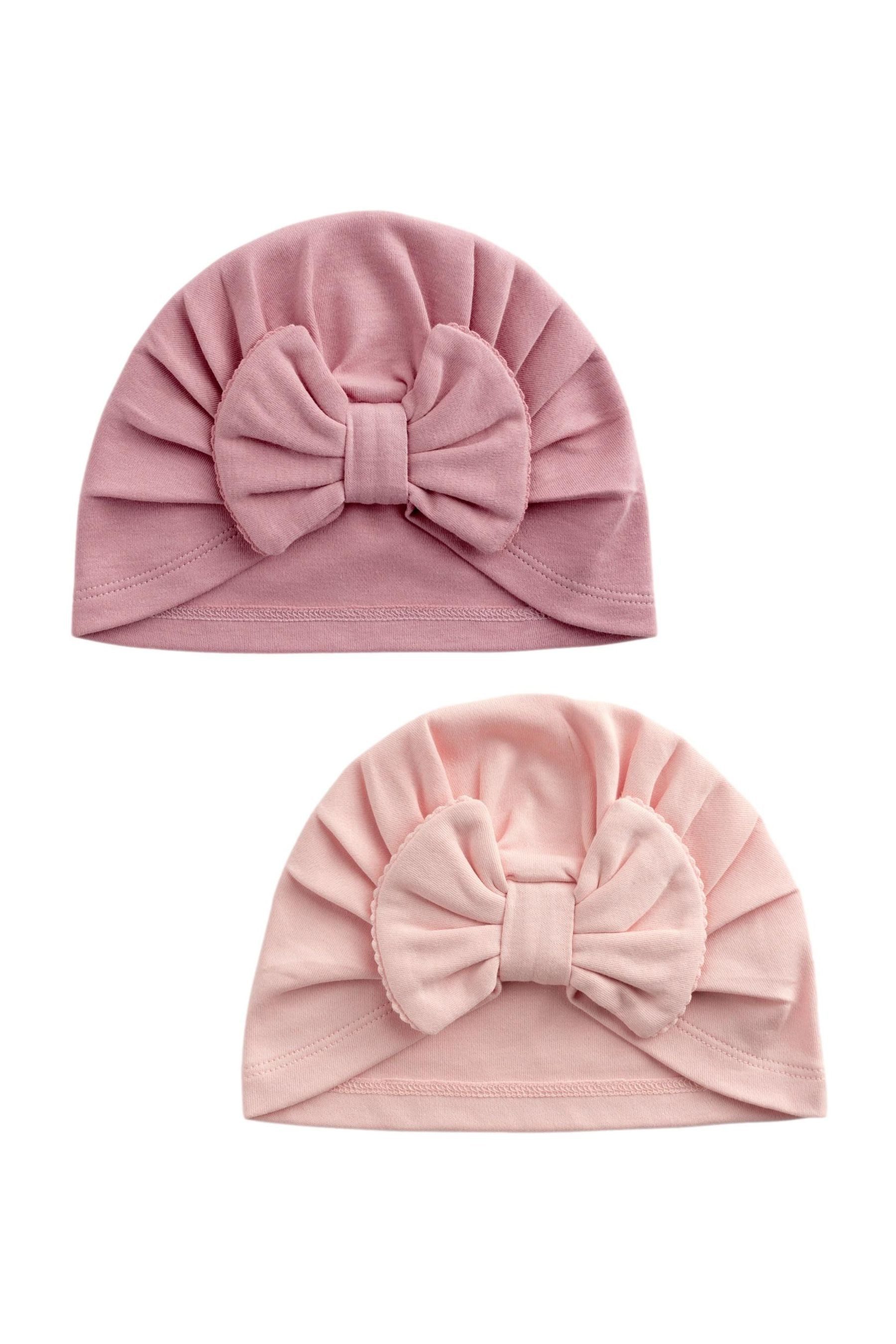 Next Erstlingsmütze Turbanmützen, 2er-Pack (2-St)