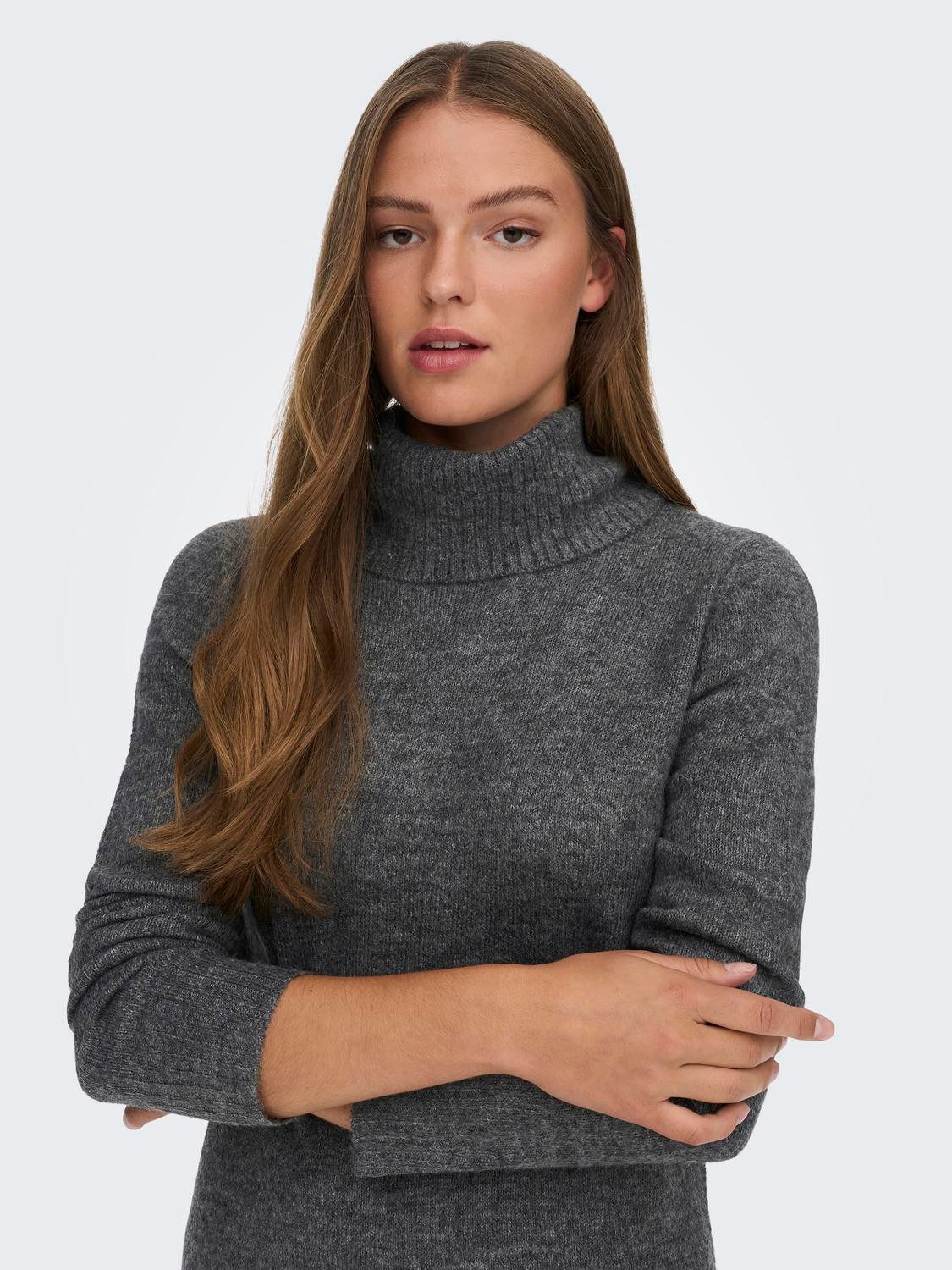 JDY Strickkleid JDYELANORA L/S COWLNECK DRESS KNT NOOS