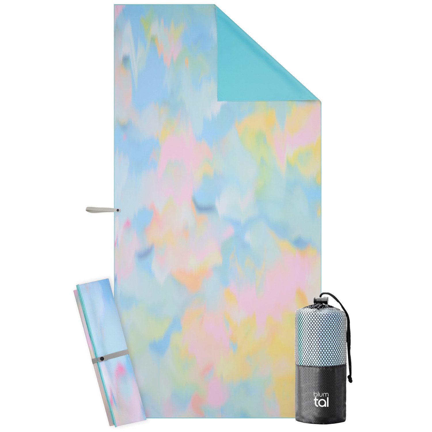 Blumtal Reisehandtuch Strandhandtuch 90x180 cm aus Mikrofaser - kompakt & s günstig online kaufen