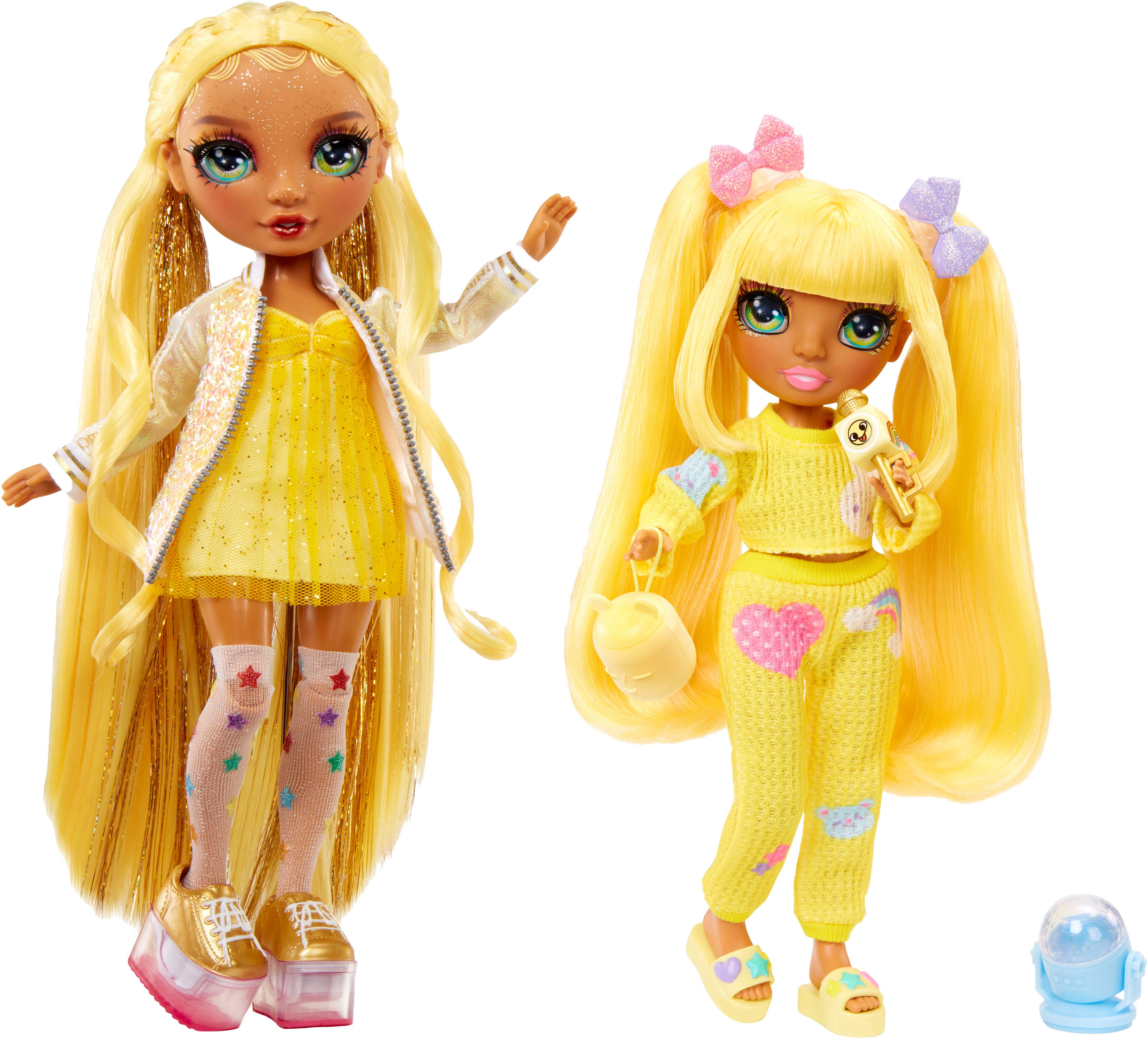Rainbow High Anziehpuppe Junior High PJ Party Fashion Doll Sunny (Yellow)