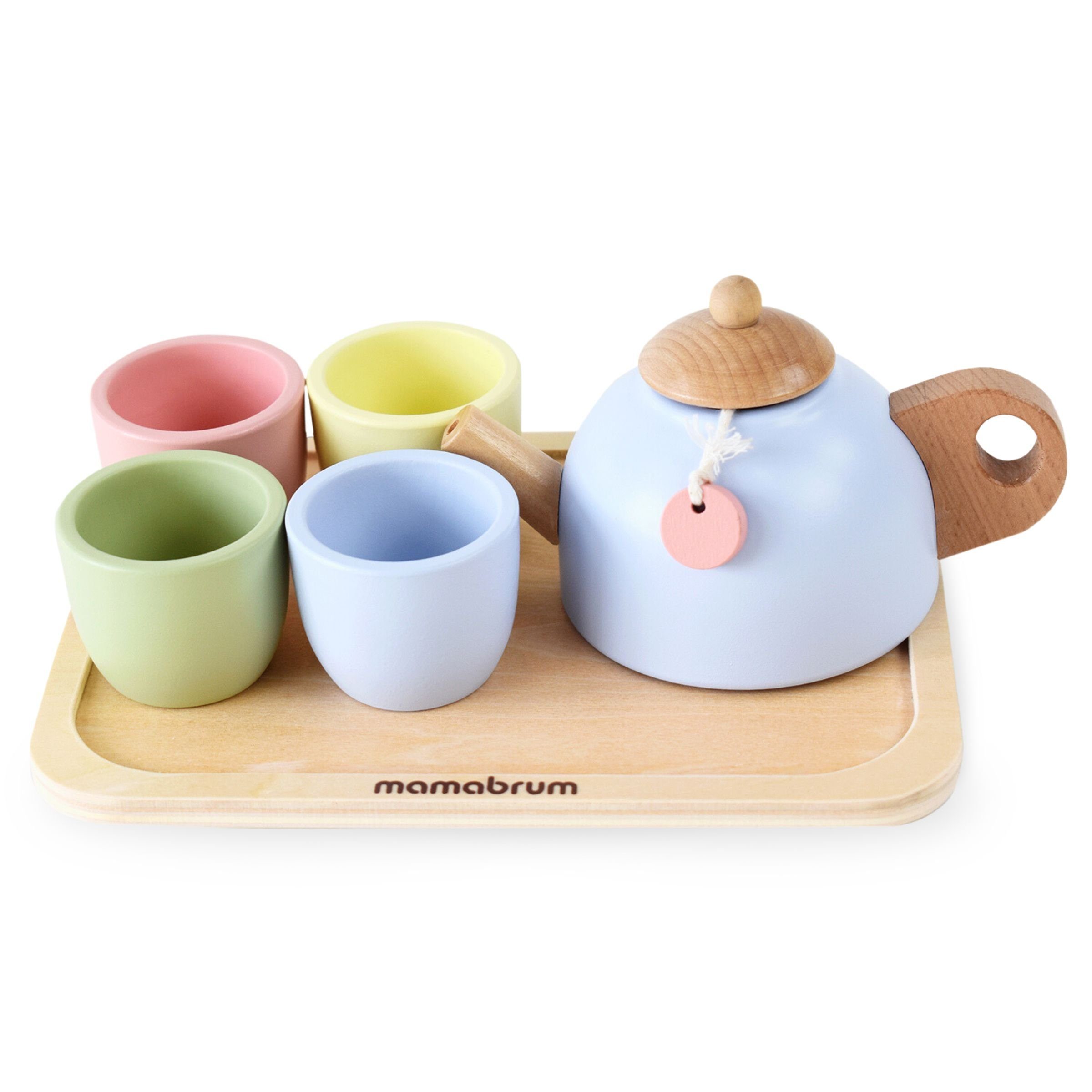 Mamabrum Kinder-Küchenset Teeservice aus Holz mit günstig online kaufen