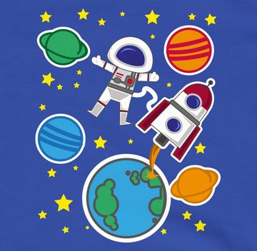 Shirtracer Sweatshirt Weltall mit Astronaut Kindermotive