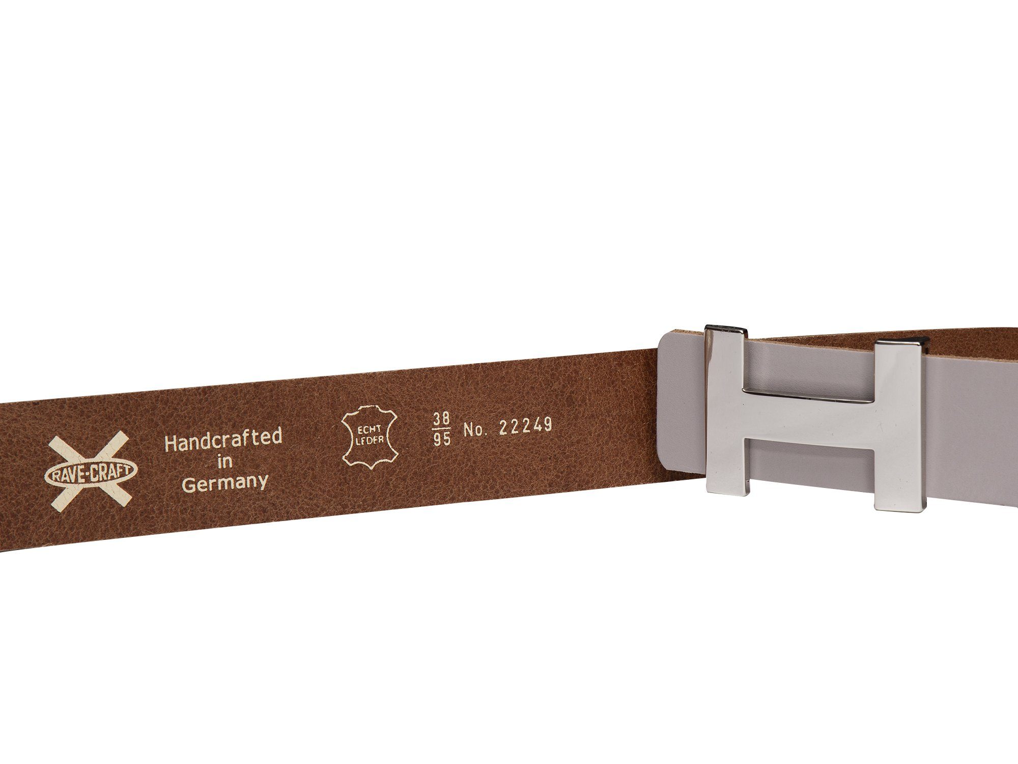 Rave-Craft Ledergürtel H-Gürtel in Leder 22249 günstig online kaufen