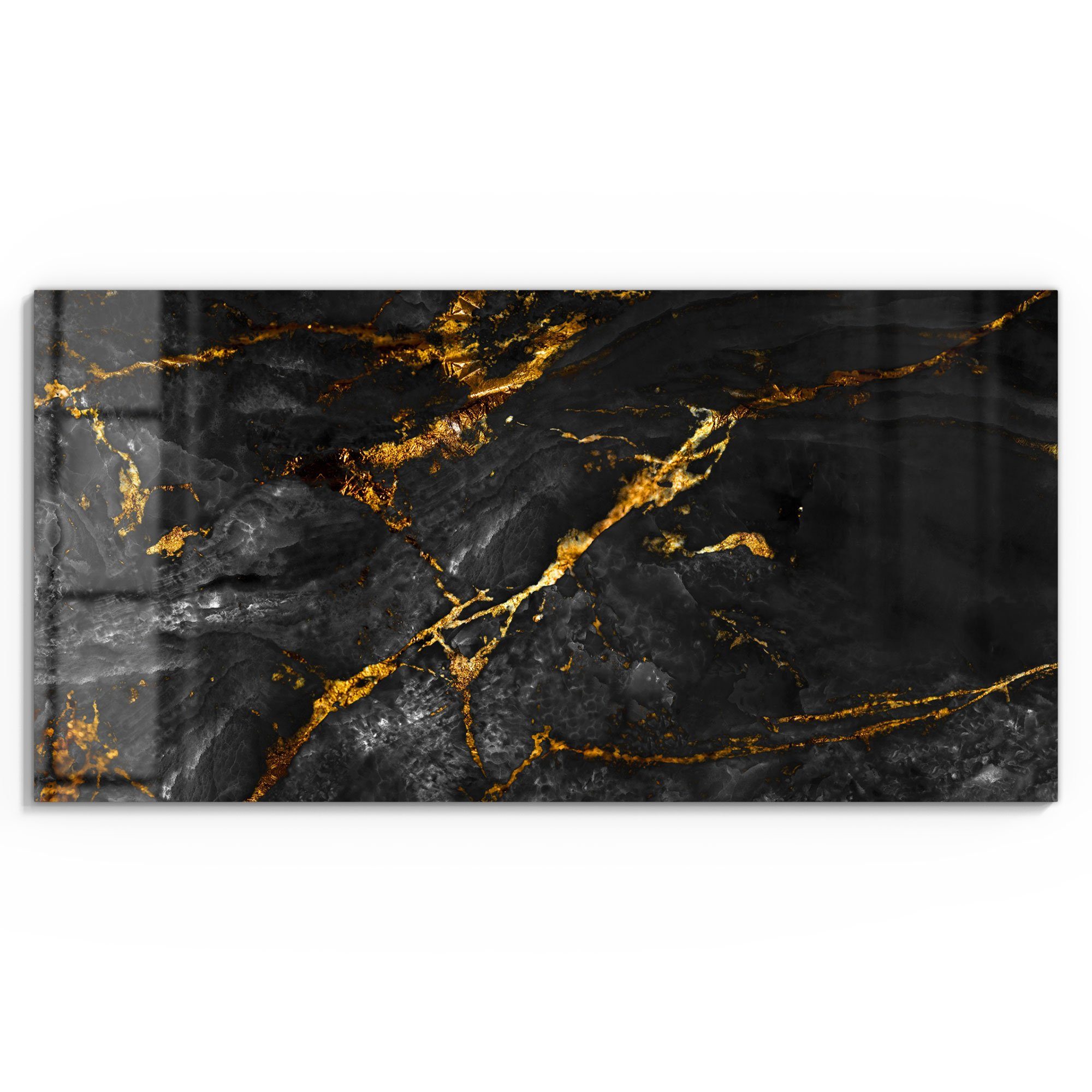 DEQORI Glasbild 'Veredelter Naturstein', 'Veredelter Naturstein', günstig online kaufen