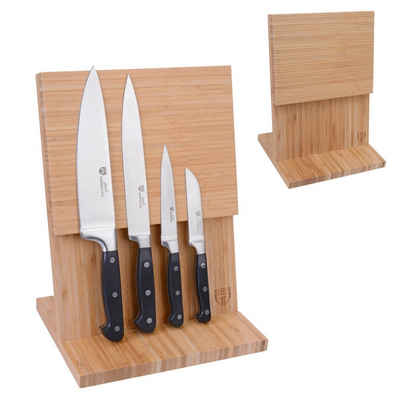 GRÄWE Messerblock GRÄWE Magnet-Messerhalter aus Bambus