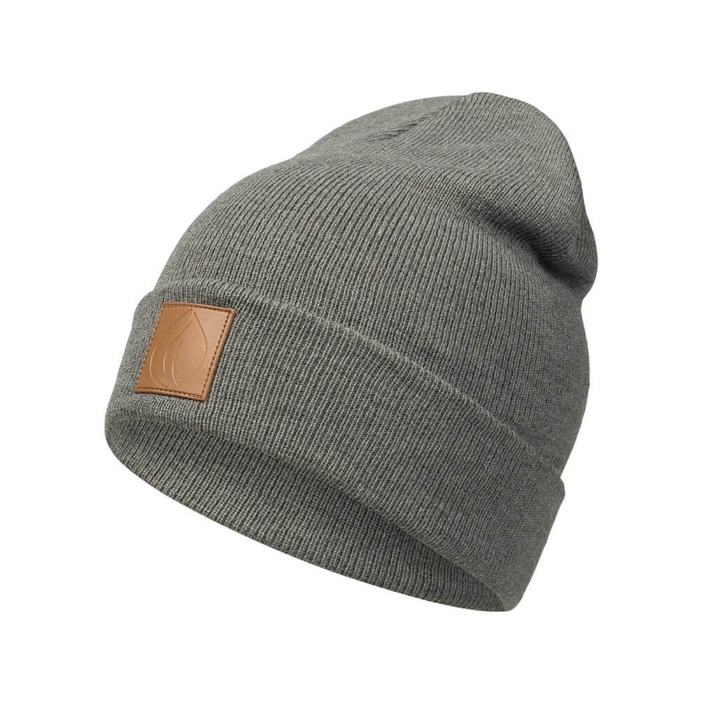 OCCULTO Beanie Leatherpatch Winter Mütze Beanie (Brown Label)