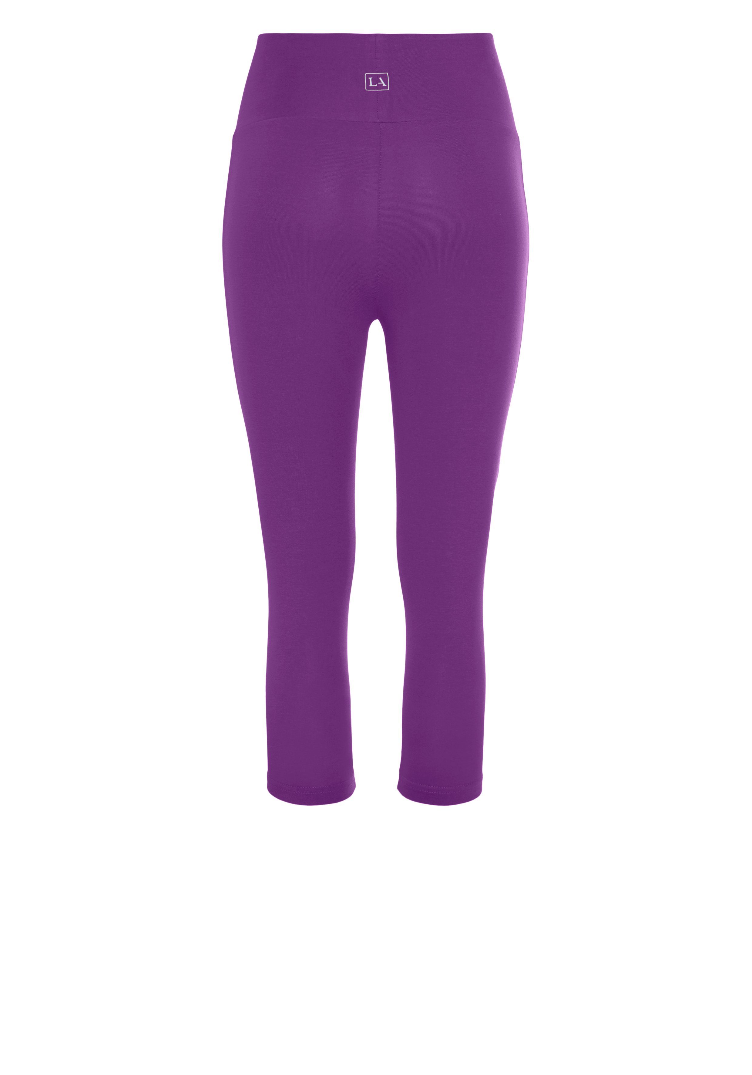 LASCANA Caprileggings mit breitem, weichen Bündchen