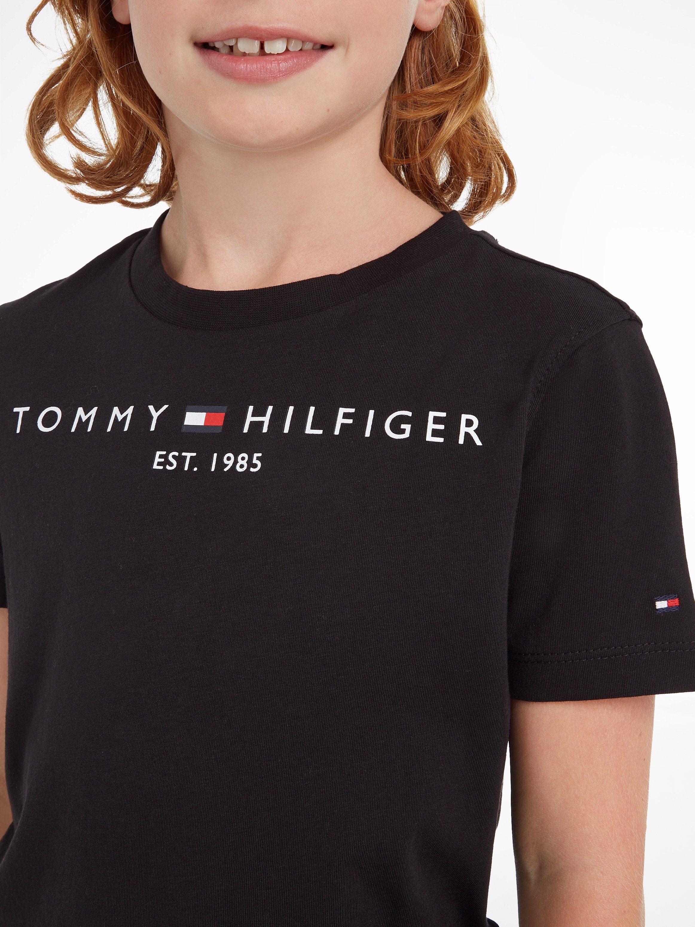 für Tommy T-Shirt und Mädchen Jungen TEE Hilfiger ESSENTIAL