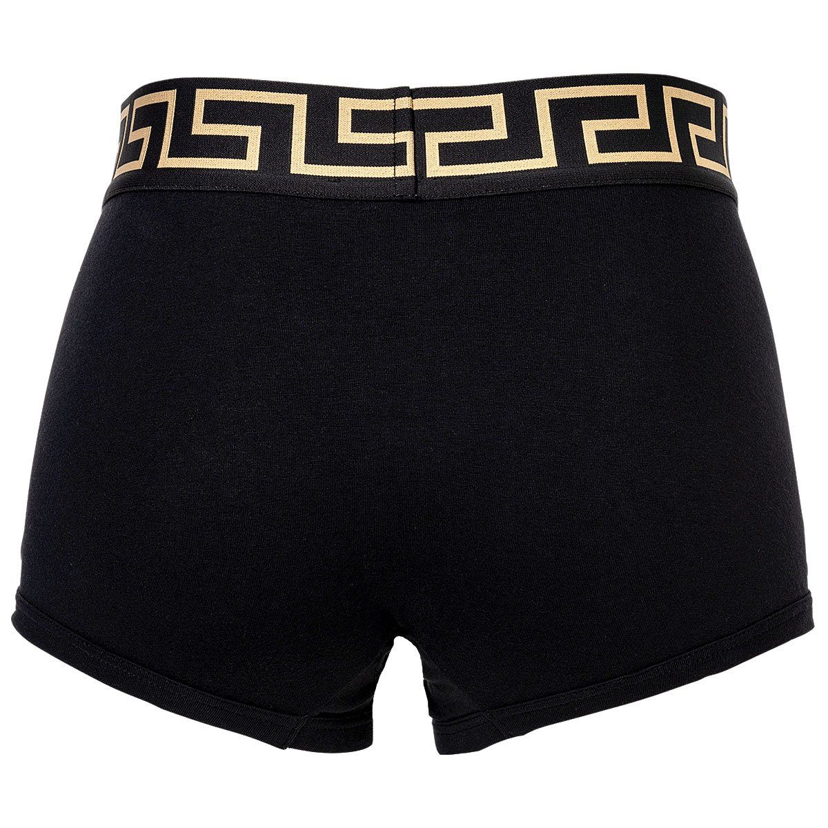 Versace Boxer Trunk Shorts, Schwarz/Grau - Pack 2er Herren Boxer