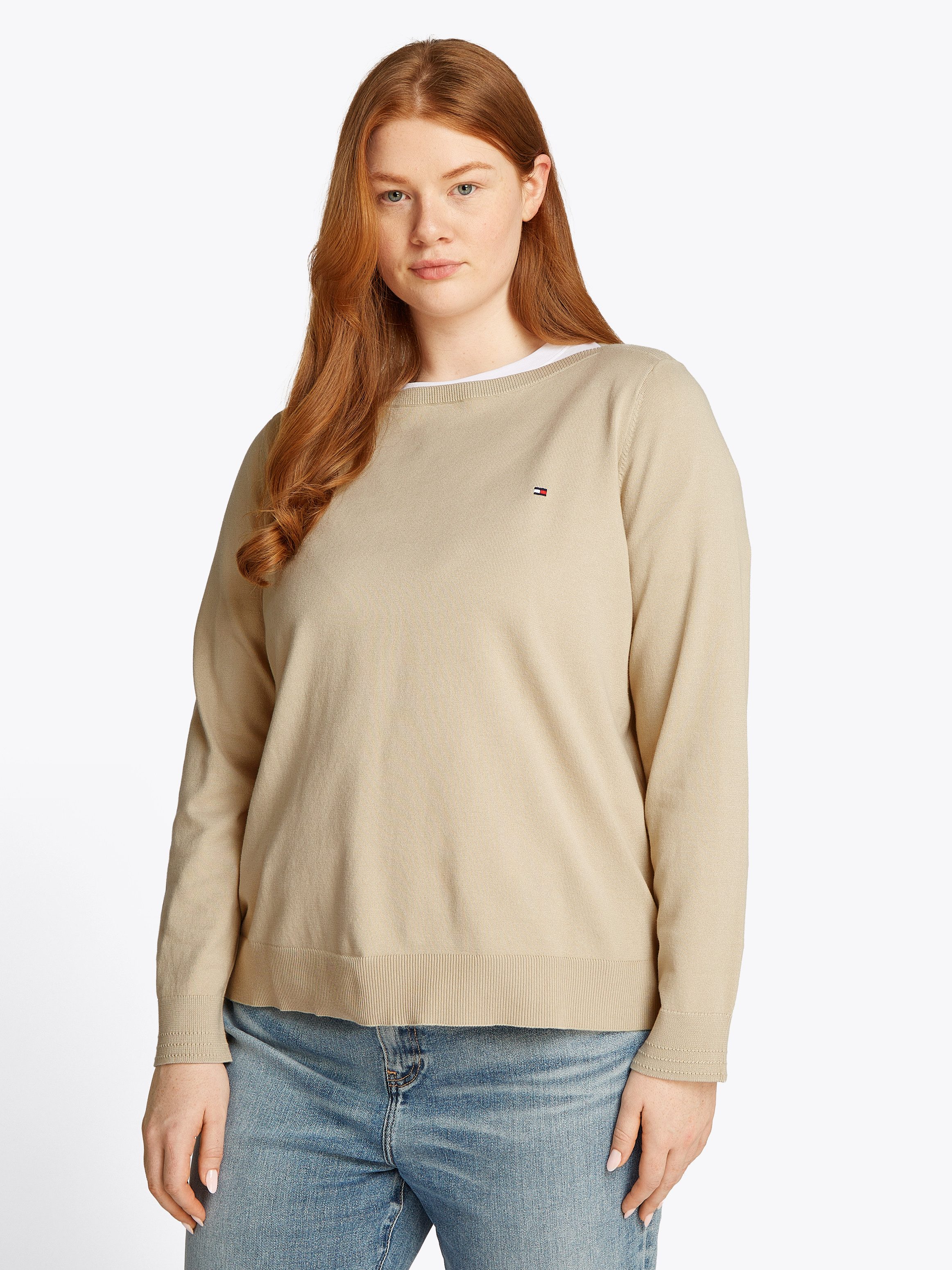 Tommy Hilfiger Curve Strickpullover CRV CO günstig online kaufen