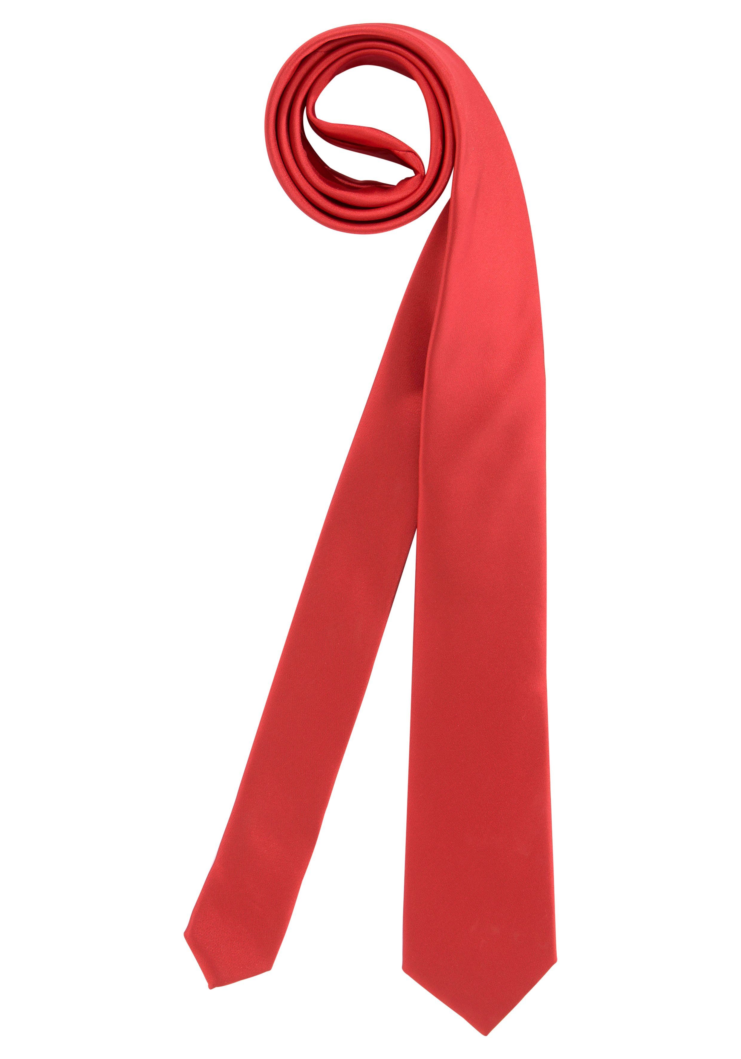 Bruno Banani Krawatte (Set, 2-St., mit Einstecktuch) inklusive Einstecktuch rot