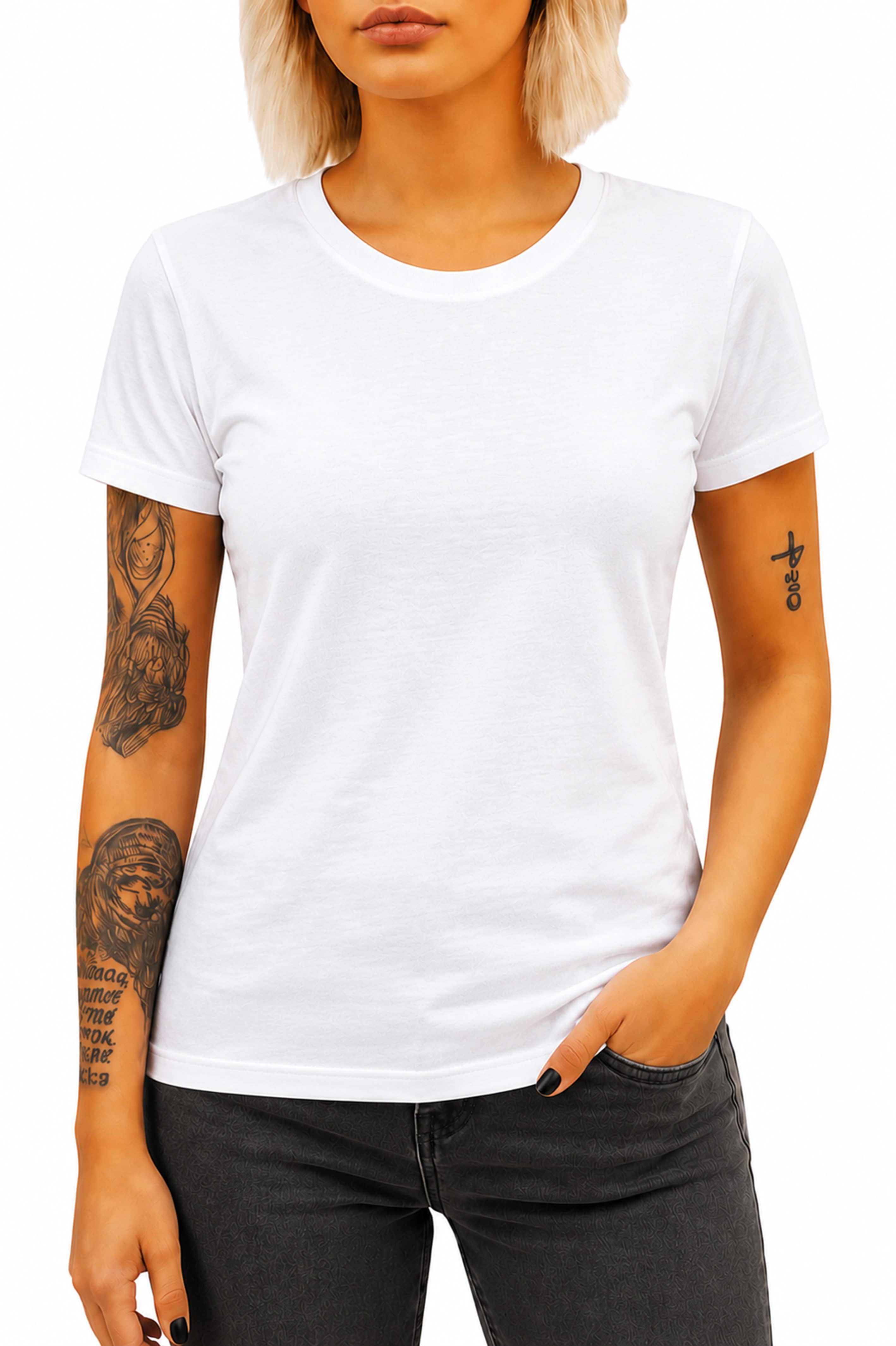 Banco T-Shirt Damen Shirt Rundhals Classic Top Sommer Basic Uni aus 100% Baumwolle