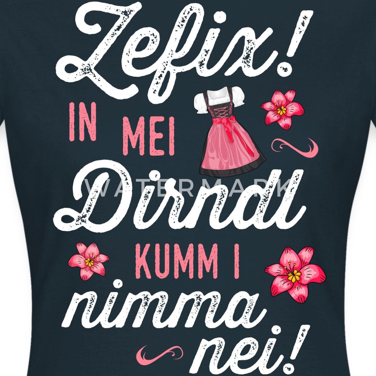 Spreadshirt T-Shirt Lustiges Dirndl Motiv Mit Spruch Für Damen Frauen T-Shi günstig online kaufen