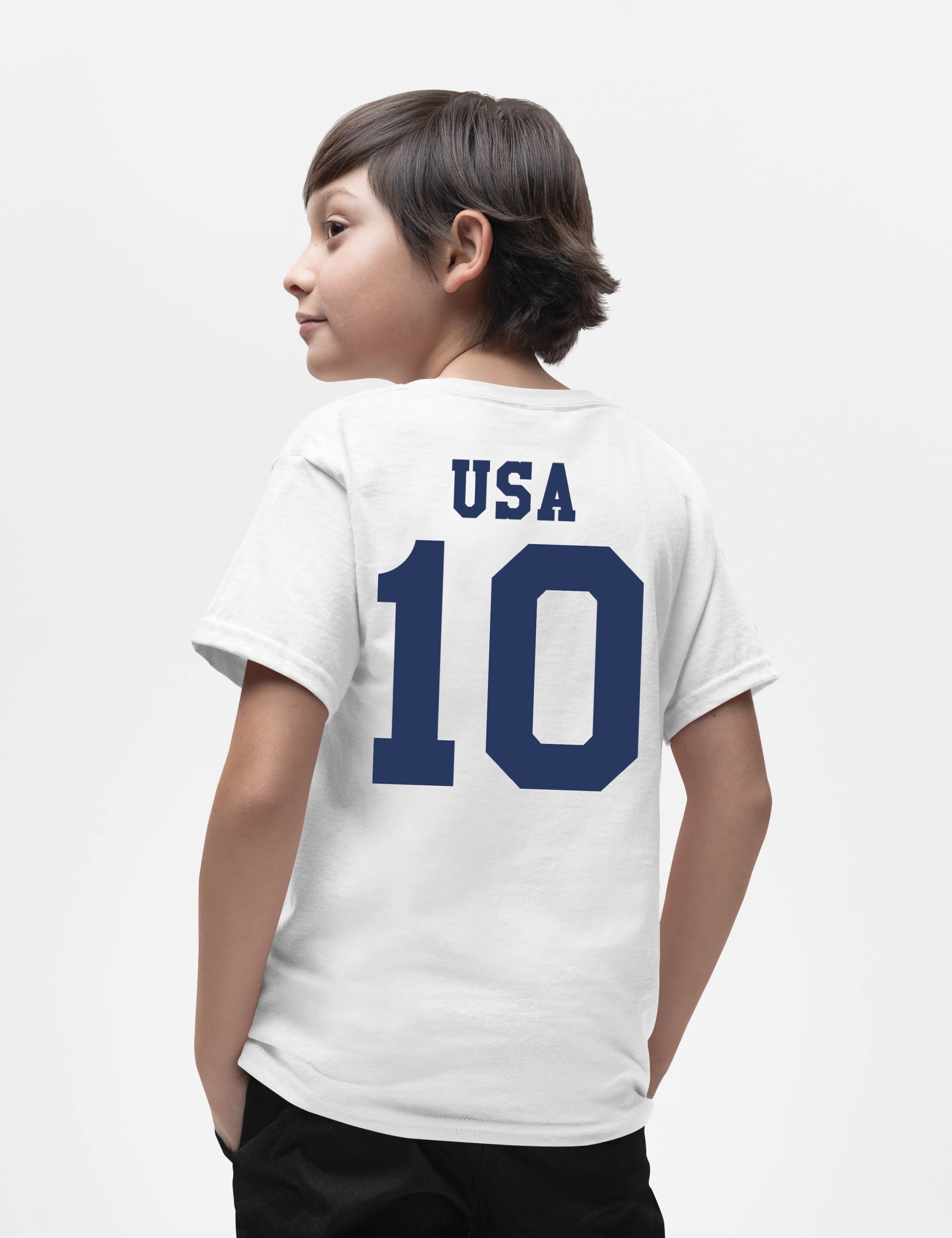 Youth Designz T-Shirt USA Kinder T-Shirt im Fußball Trikot Look WM 2026 mit trendigem Motiv