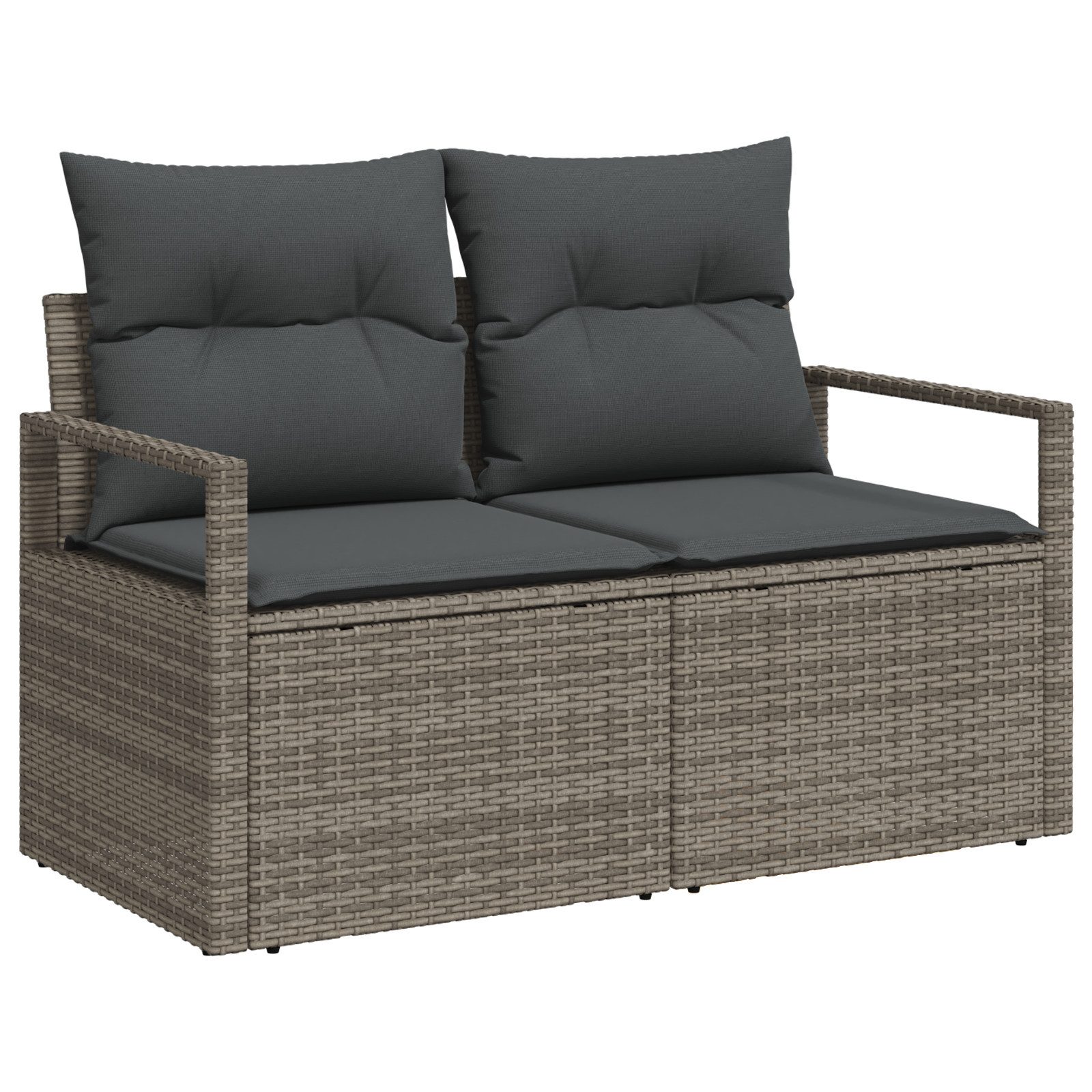 vidaXL Loungesofa Gartensofa 2-Sitzer mit Kissen günstig online kaufen