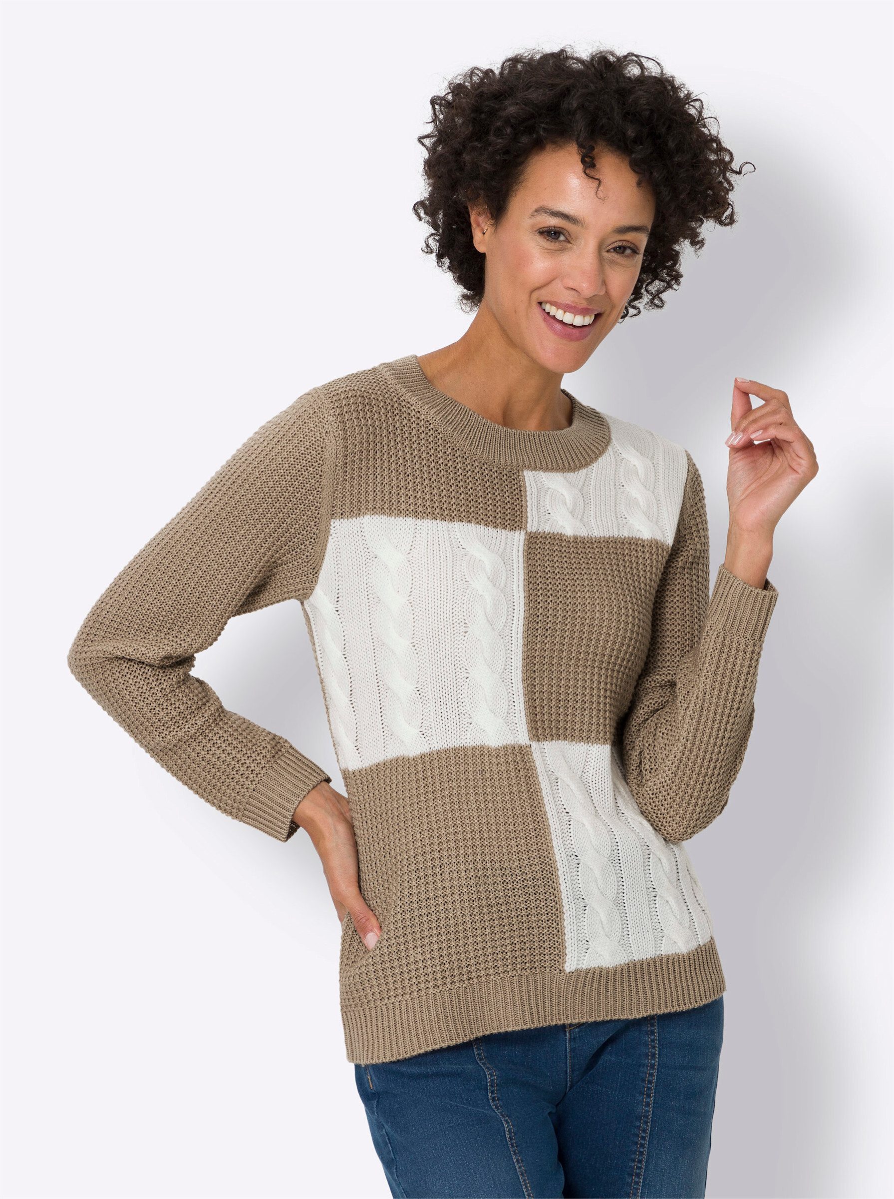 Strickpullover Langarm-Pullover