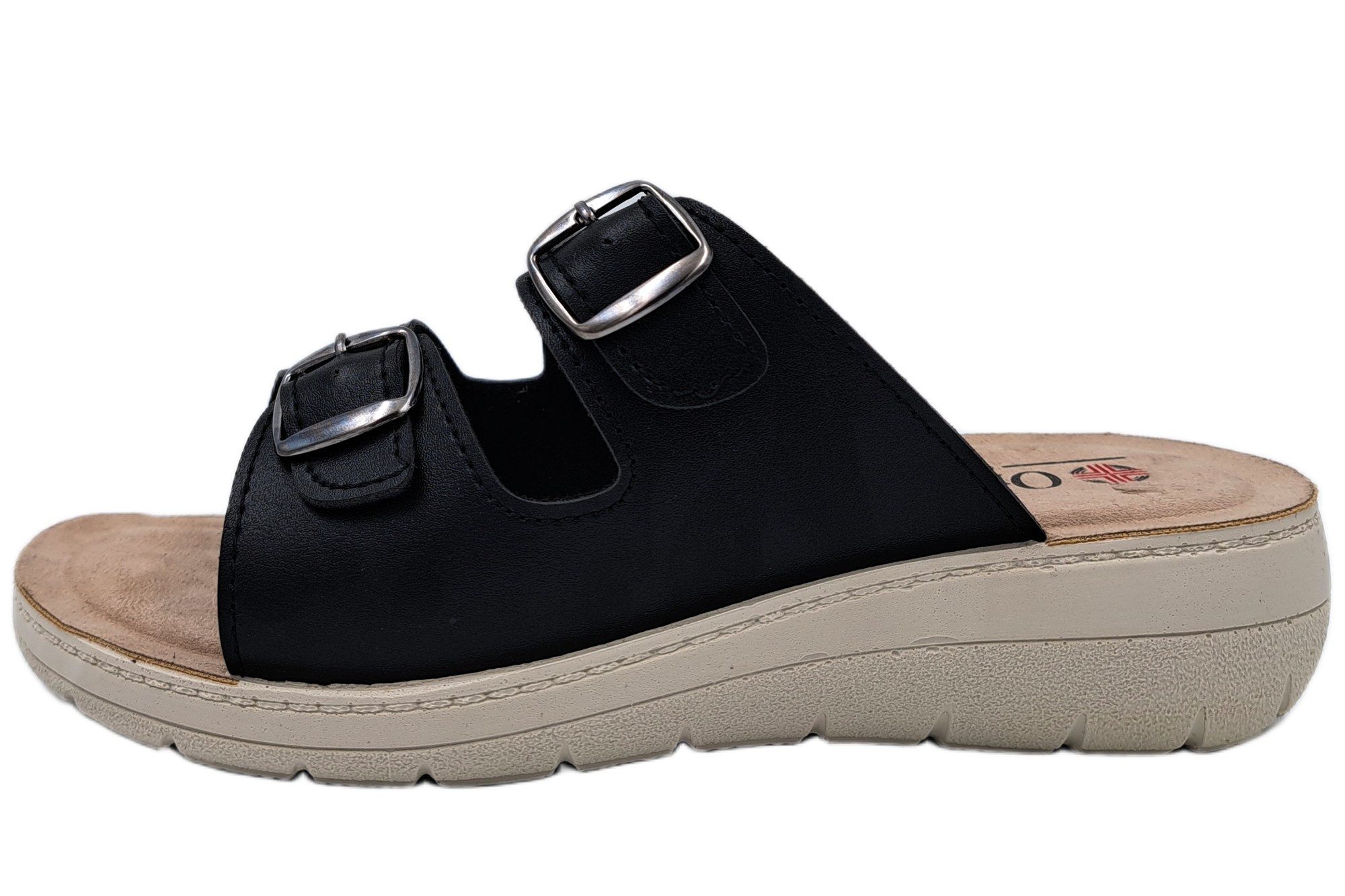 PADERO Ortomed Damen Pantolette Weite H für breite Füße geeignet