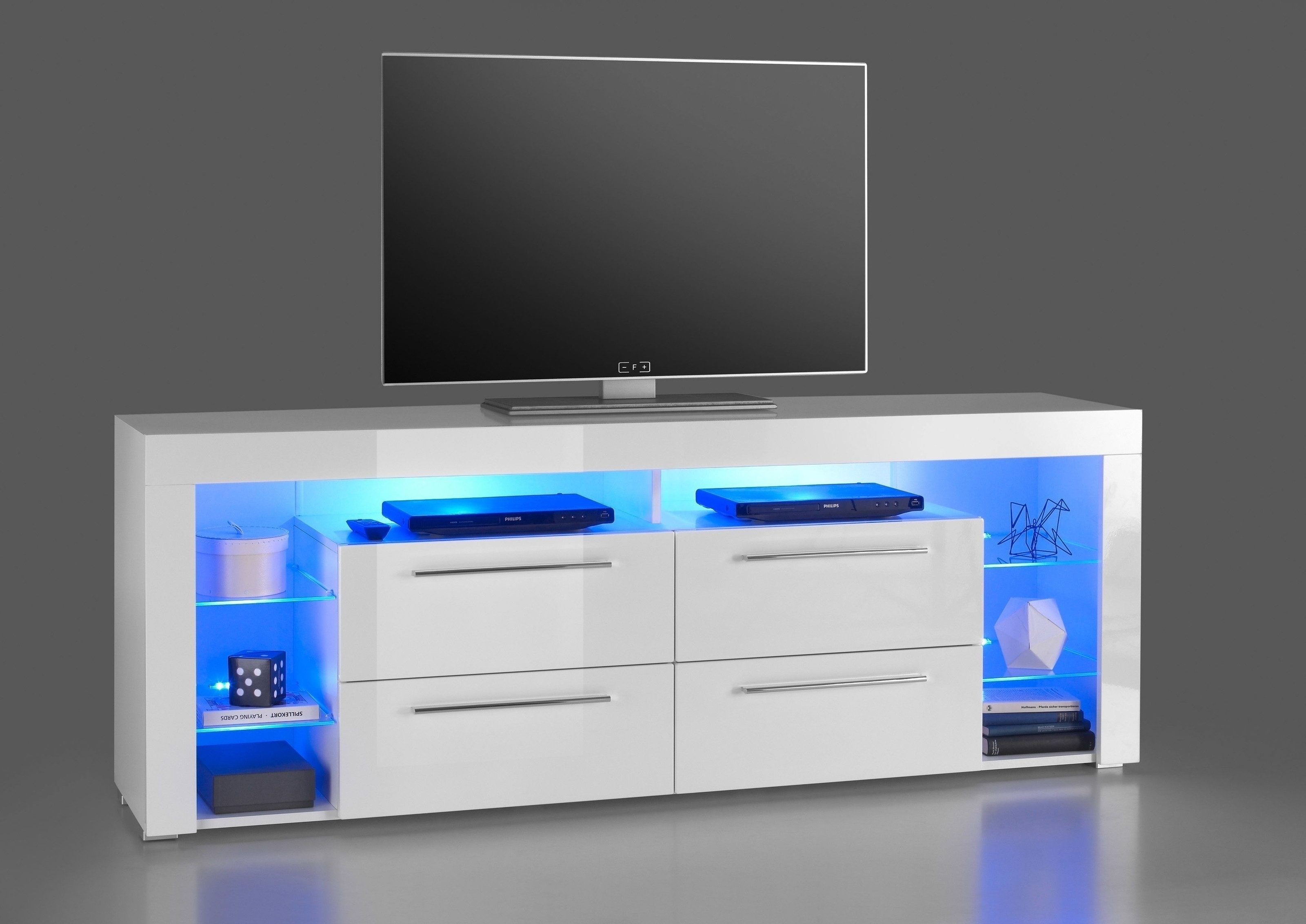 Stolkom Sp.z.o.o. TV-Board in weiß Dekor - 179x67x44cm (BxHxT)