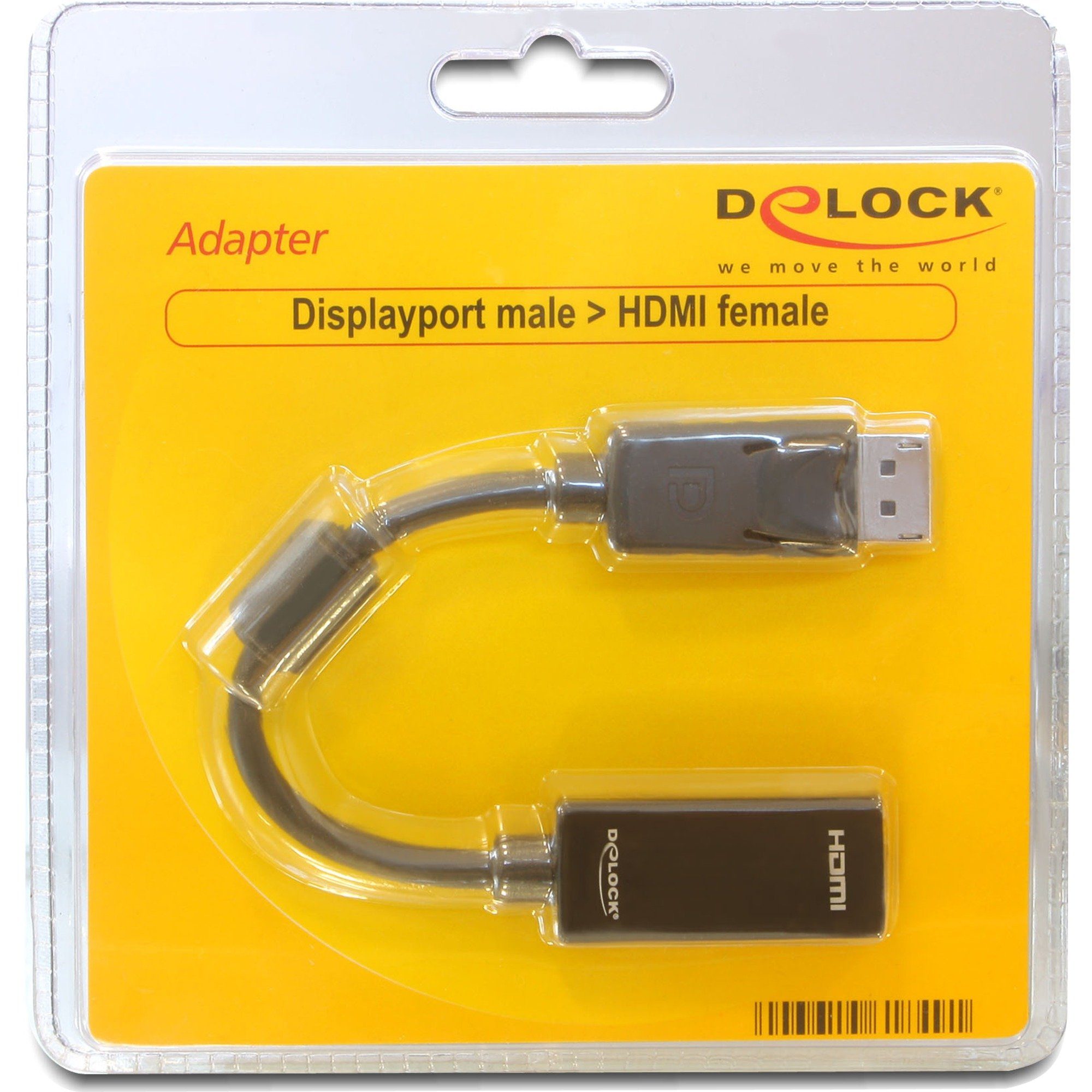DP-Stecker Delock auf & Audio- Video-Adapter (12,5 Adapter HDMI-Buchse, DeLOCK