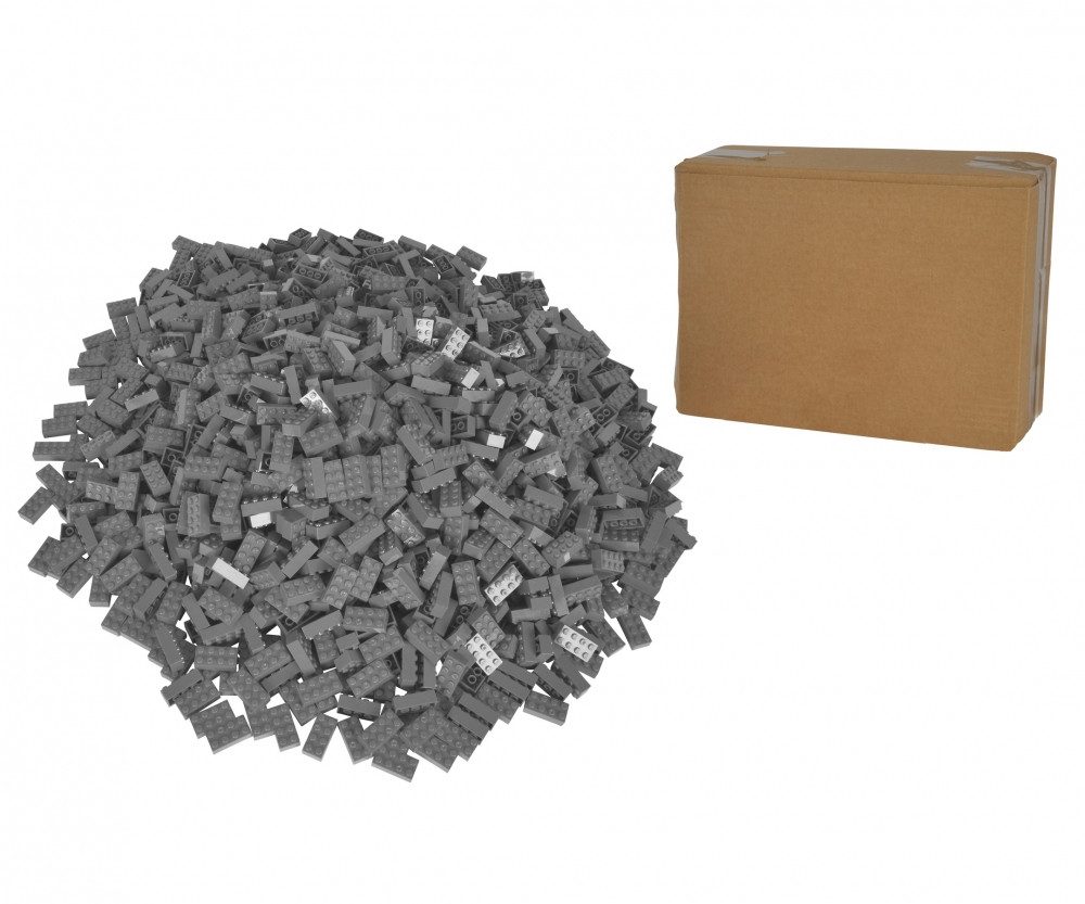 Androni Blox 500 graue 8er Steine lose Spielbausteine