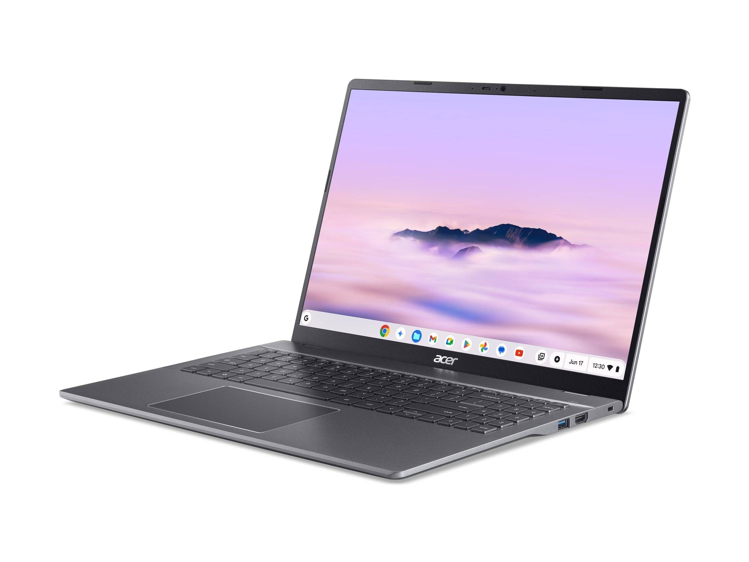 Acer Plus 516 Laptop Intel Core 5 120U 16GB RAM 256GB ChromeOS Chromebook (40,64 cm/16 Zoll, Intel Core 5 120U, Intel® Iris® Xe Graphics, 256 GB SSD, FHD-Kamera, 2x USB Type-A, 2x USB Type-C, HDMI 1.4)