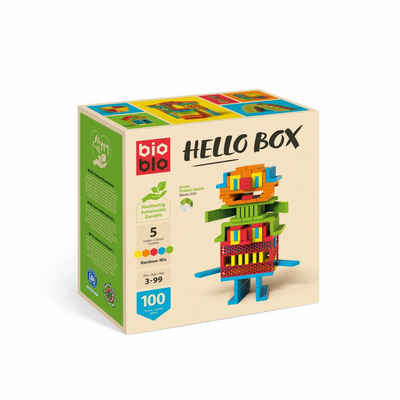 Bioblo Konstruktionsspielsteine Hello Box Rainbow-Mix