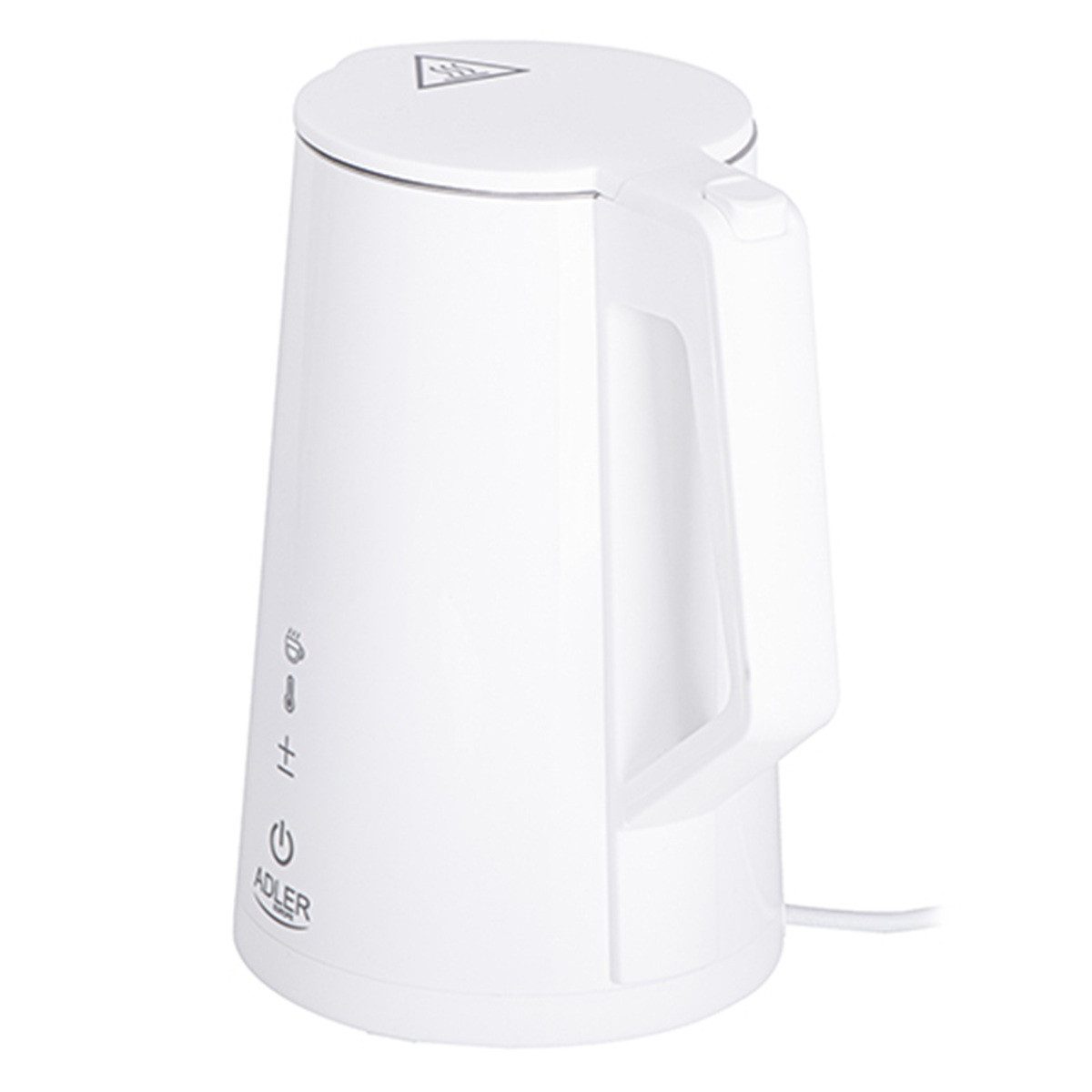 Adler Wasserkocher AD 1345 STRIX-Wasserkocher 1,7 L, 2200W, LED-Touch - Weiß, 1,7 l, 2200 W