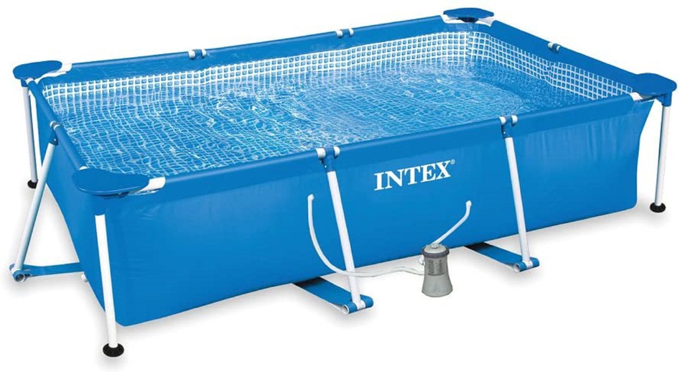 Pool Pool rechteckig inkl. Filterpumpe 300 x 200 x 75 cm