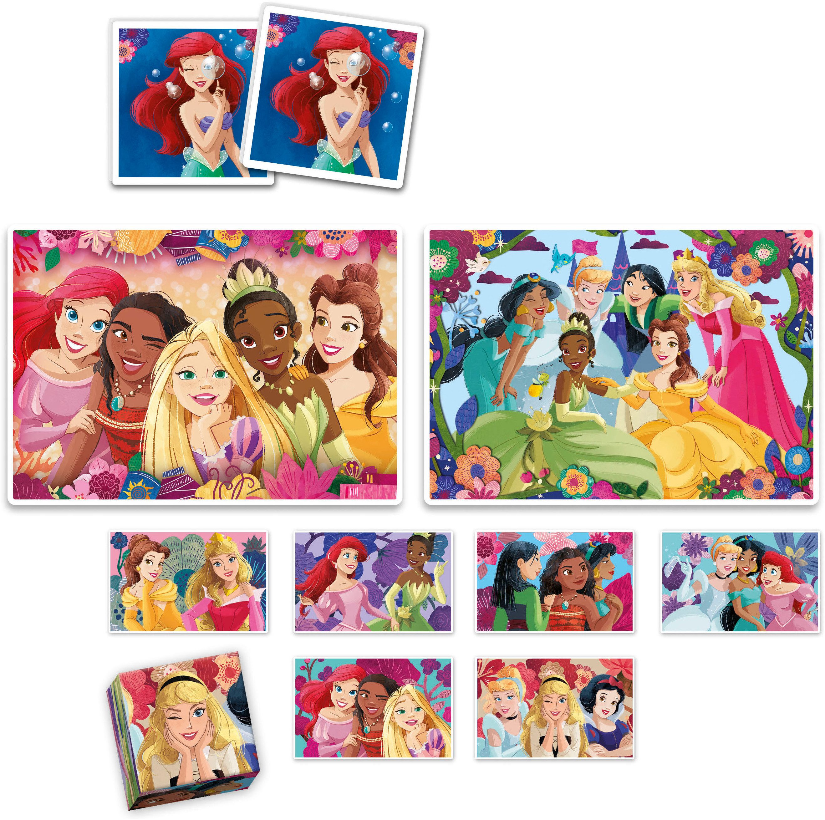 Clementoni® Puzzle Edukit, 4n1, Disney Princess, 78 Puzzleteile, Made in Eu günstig online kaufen