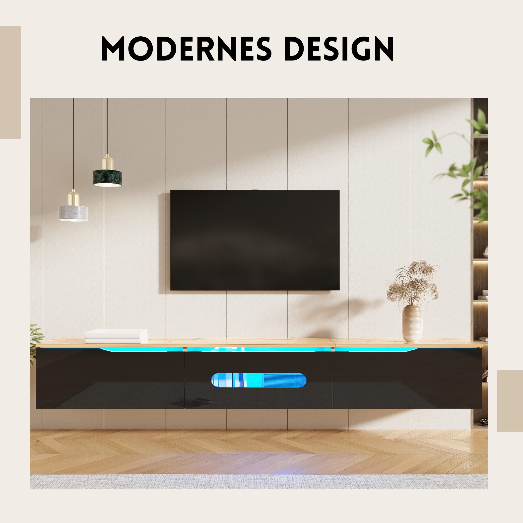 SeedWave Lowboard Modernes TV-Lowboard Stauschrank mit günstig online kaufen