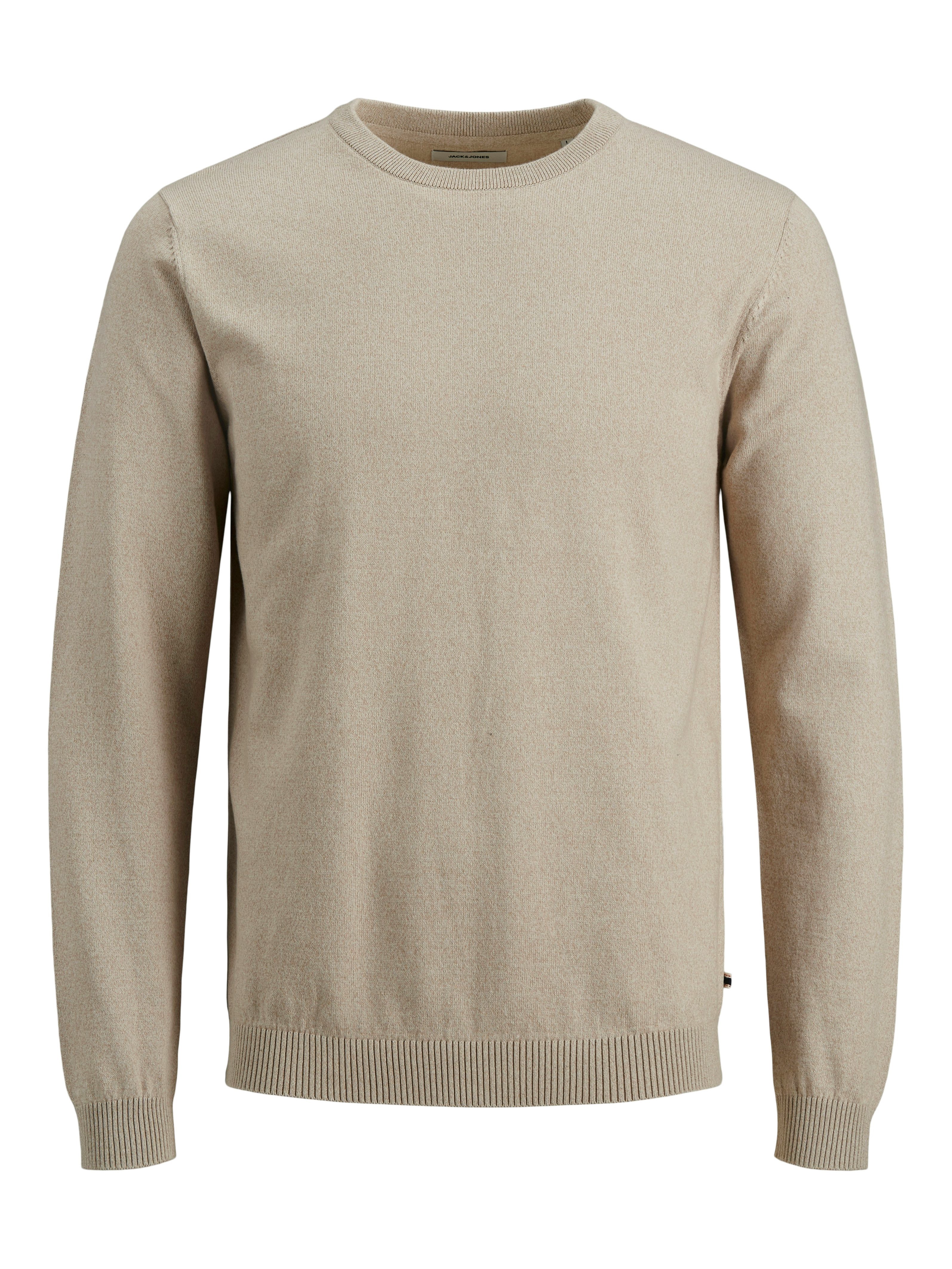 Rundhalspullover JJEBASIC KNIT CREW NECK NOOS