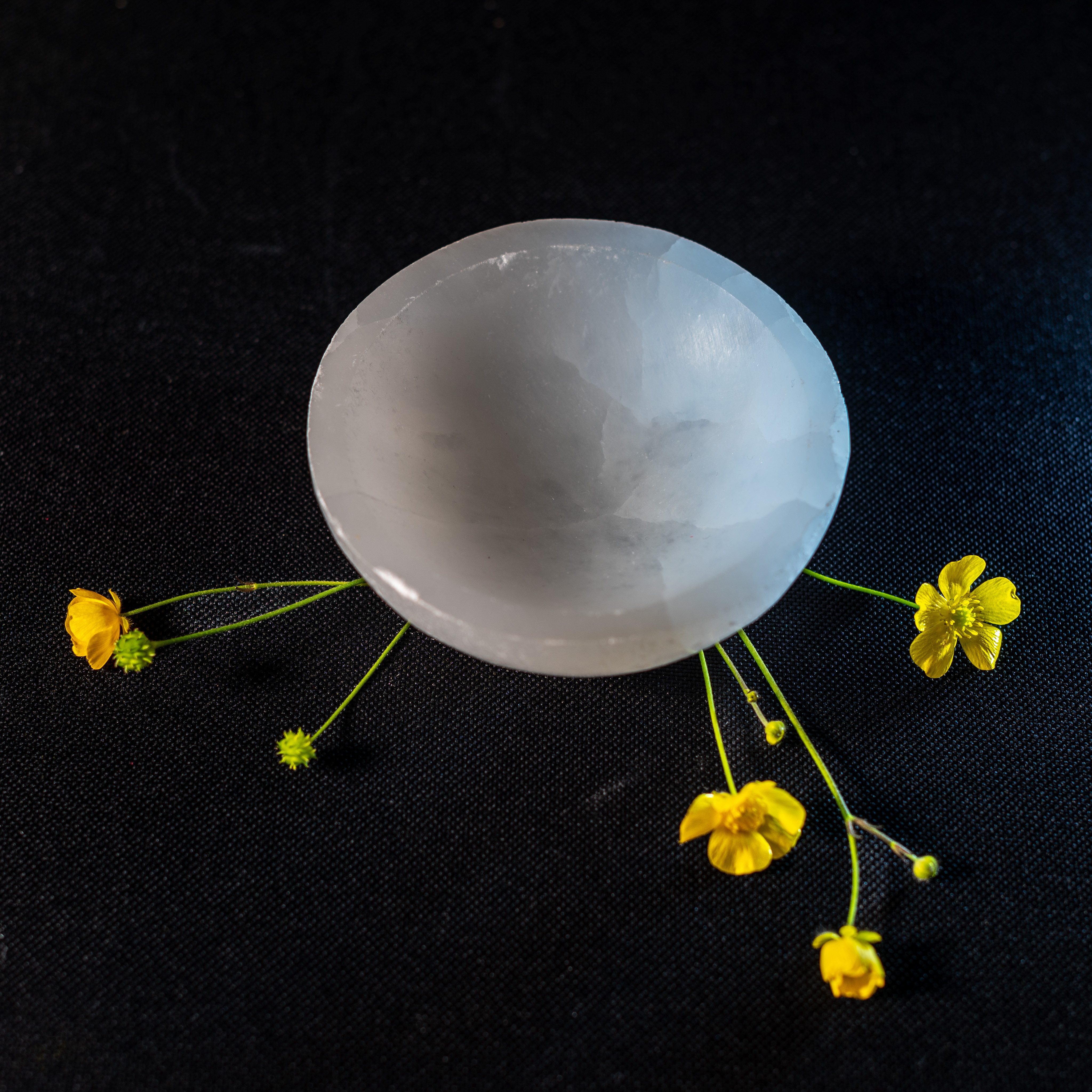 Luxus Wohnkultur Dekoschale Selenit-Kristallschale–polierte Selenit-schale, günstig online kaufen