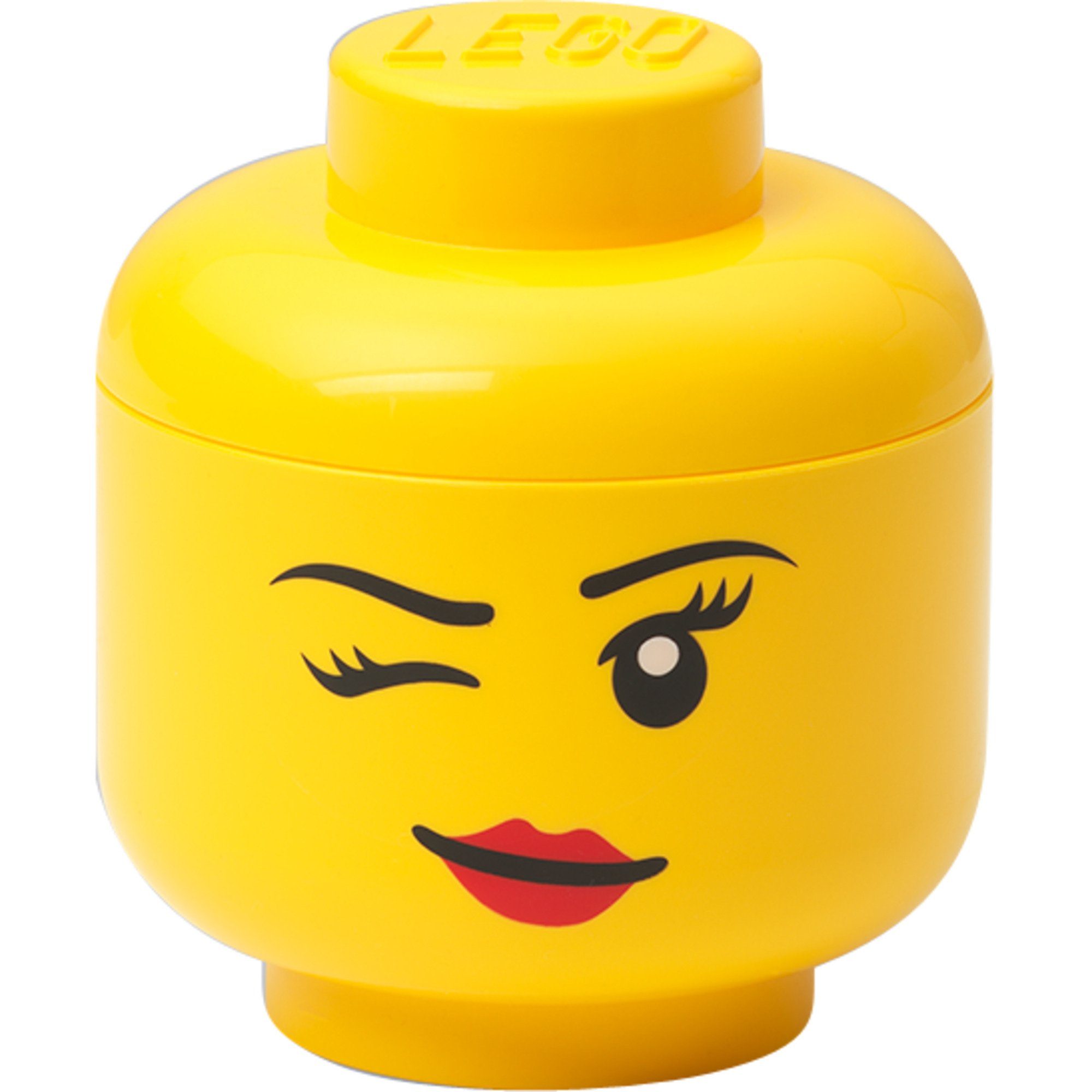 Room Copenhagen Spielzeugtruhe Room Copenhagen LEGO Storage Head "Whinky", mini