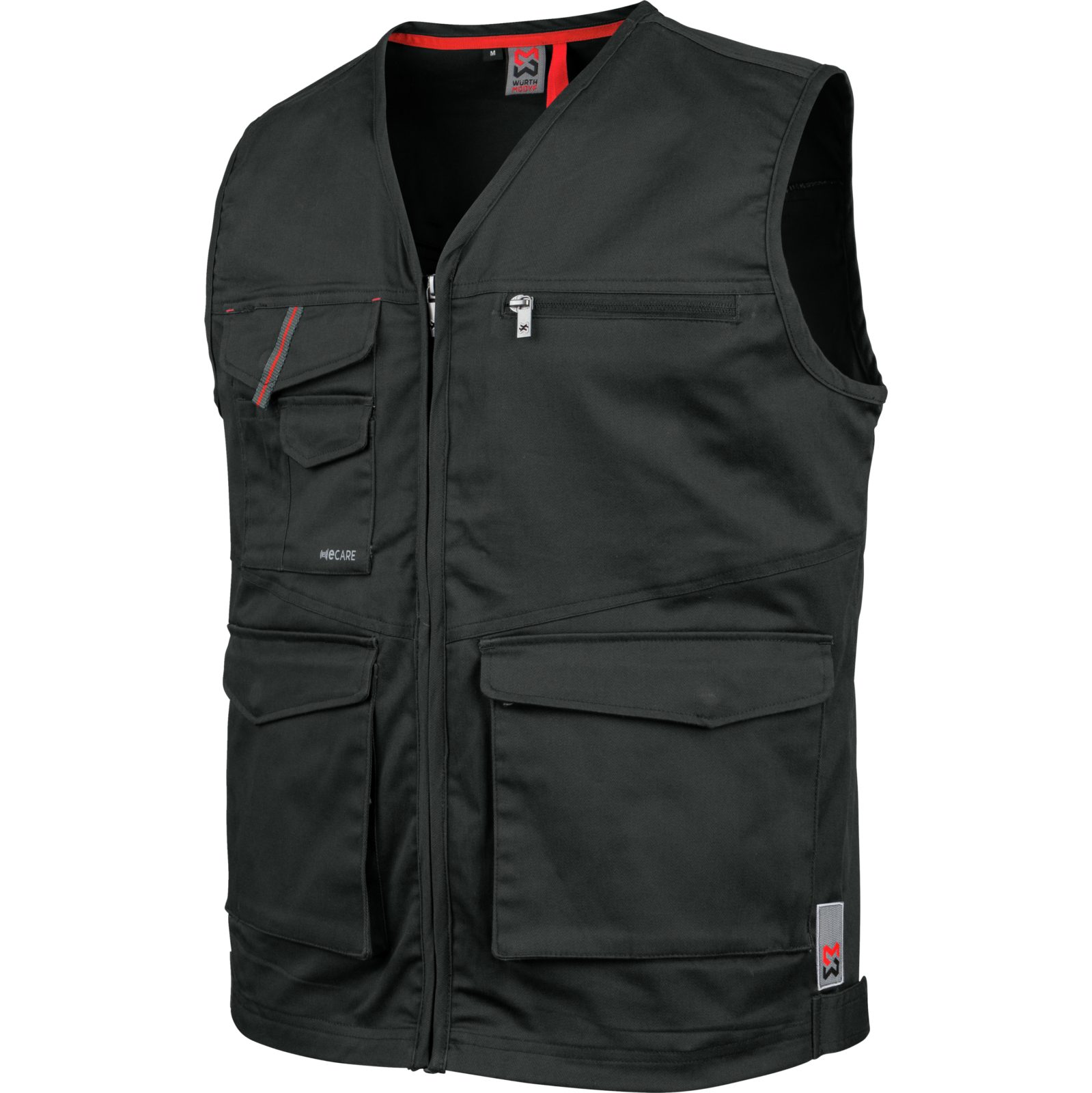 Würth MODYF Arbeitsweste Stretch X für Herren Stylische Handwerkerweste für In-/Outdoor