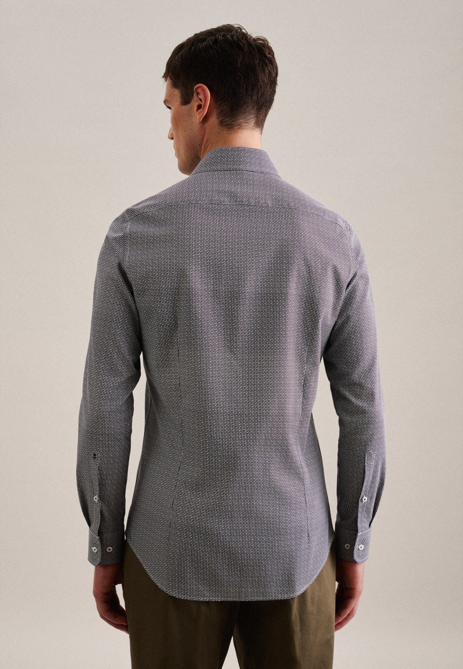 seidensticker Businesshemd "Slim", Slim Langarm Kentkragen Floral günstig online kaufen