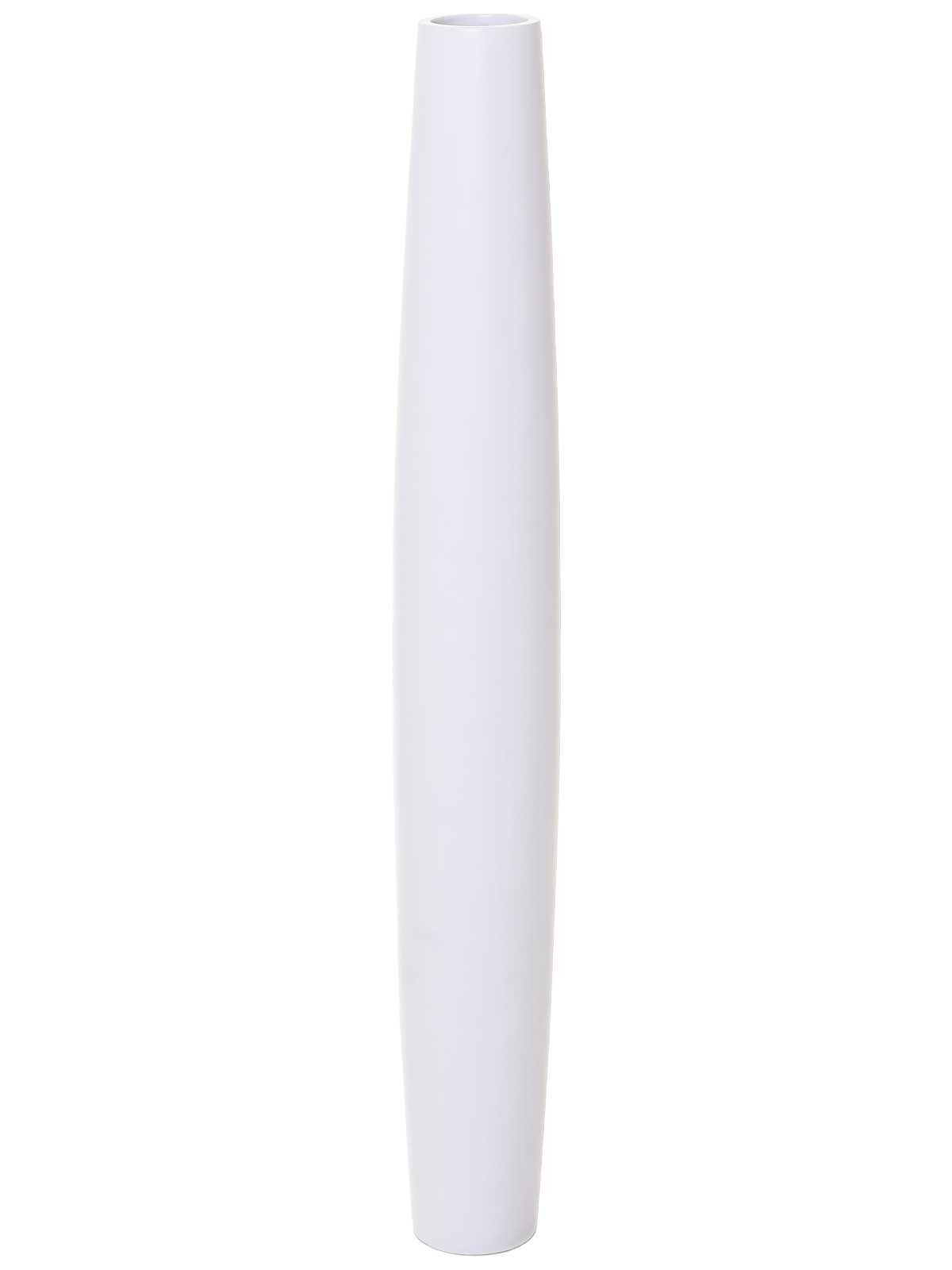 VIVANNO Bodenvase Bodenvase Standvase Fiberglas Weiß Matt ISONDRA - 9x100 c günstig online kaufen
