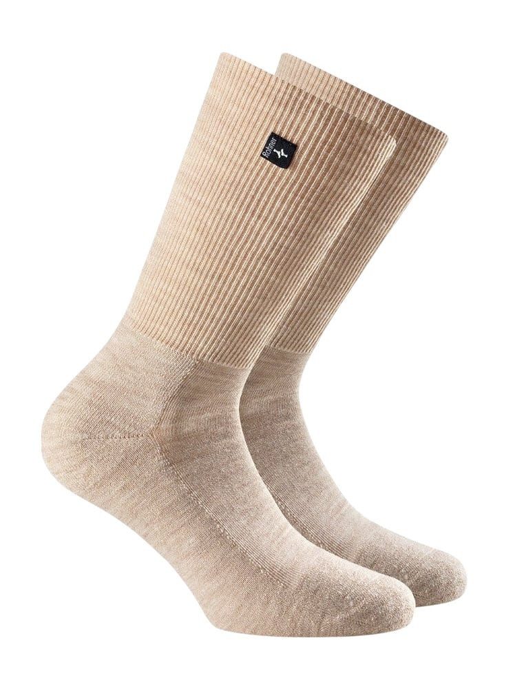 Rohner Socks Wandersocken Fibre Light SupeR (Merinowolle) sandbraun - 1 Paa günstig online kaufen