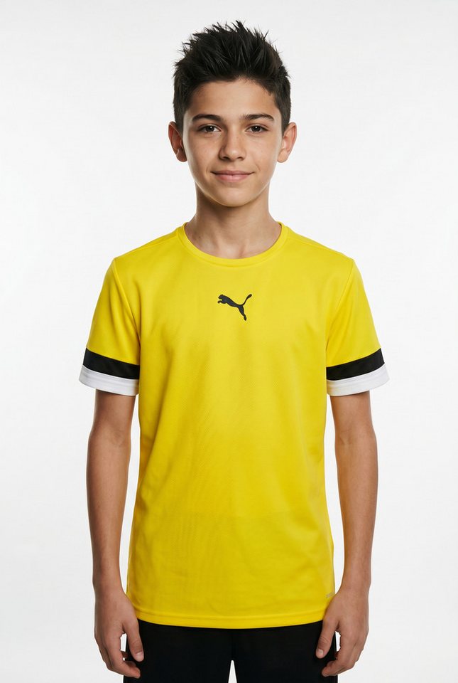 PUMA Fußballtrikot TEAMRISE JERSEY JR Fußball, Kurzarm, mit Rundhalsausschnitt, mit DryCELL Technologie