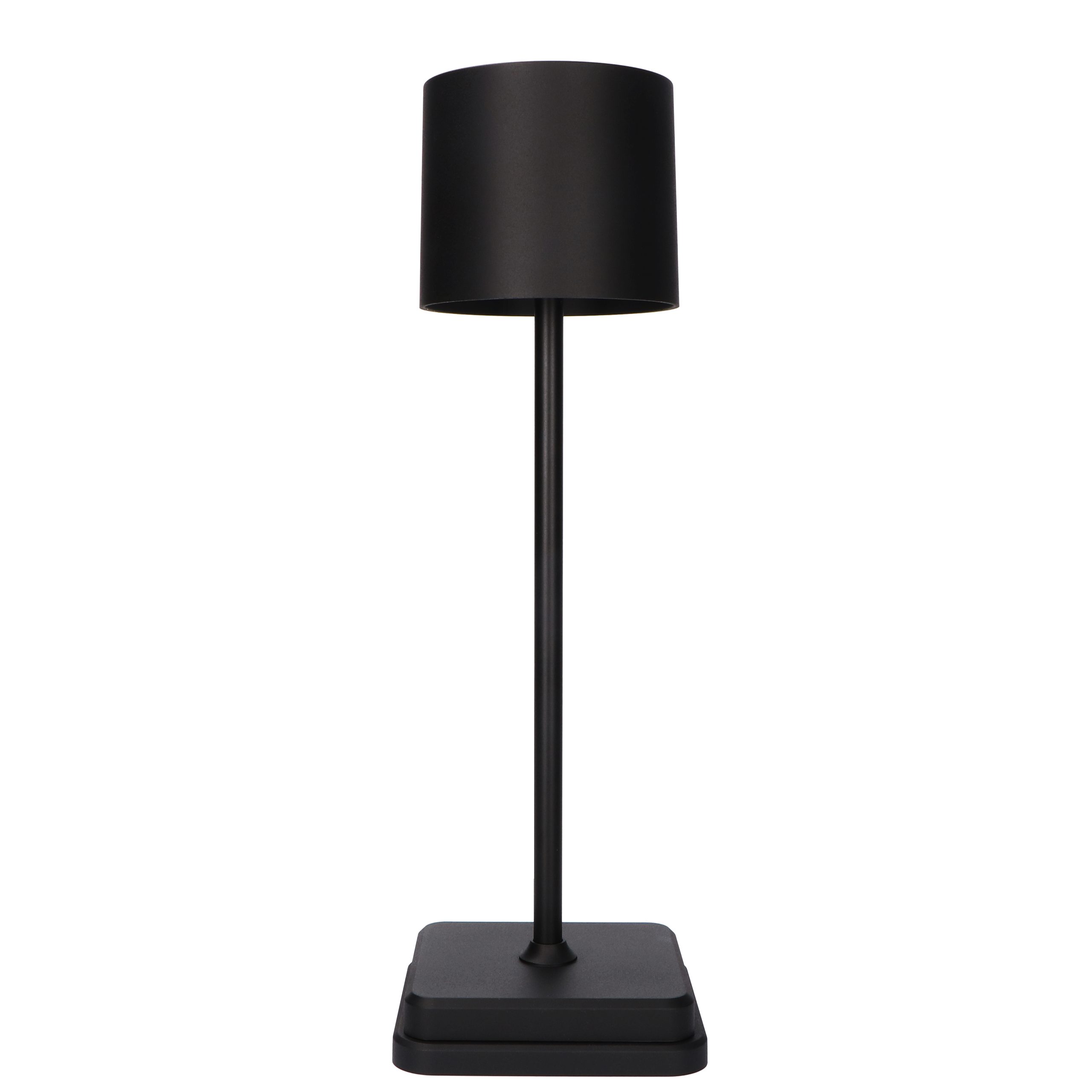 LED-Tischleuchte, dimmbar Ladeschale LED's Außen-Tischleuchte LED, Akku warm-neutral-kaltweiß schwarz IP54 1000492 light