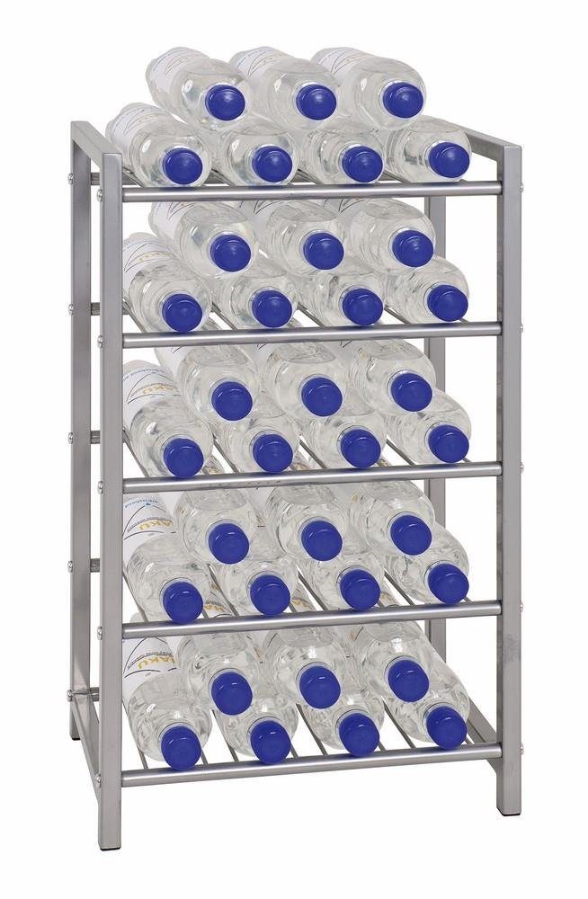 HAKU Flaschenregal Haku Flaschenständer aus Stahlrohr in alu lackiert, 5 Ab günstig online kaufen