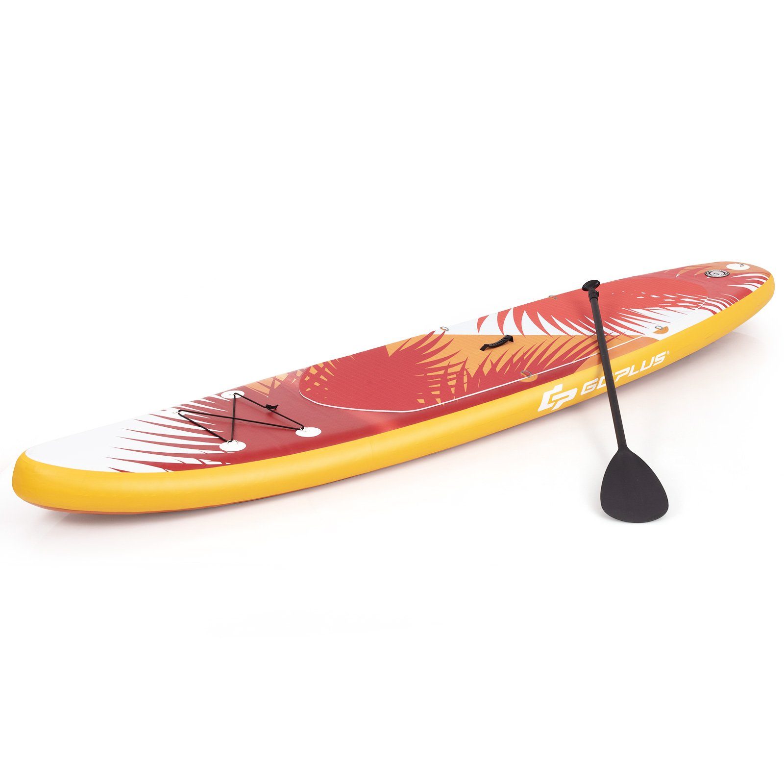 COSTWAY SUP-Board Board, 150kg bis Sitz, Paddling Stand orange Up mit