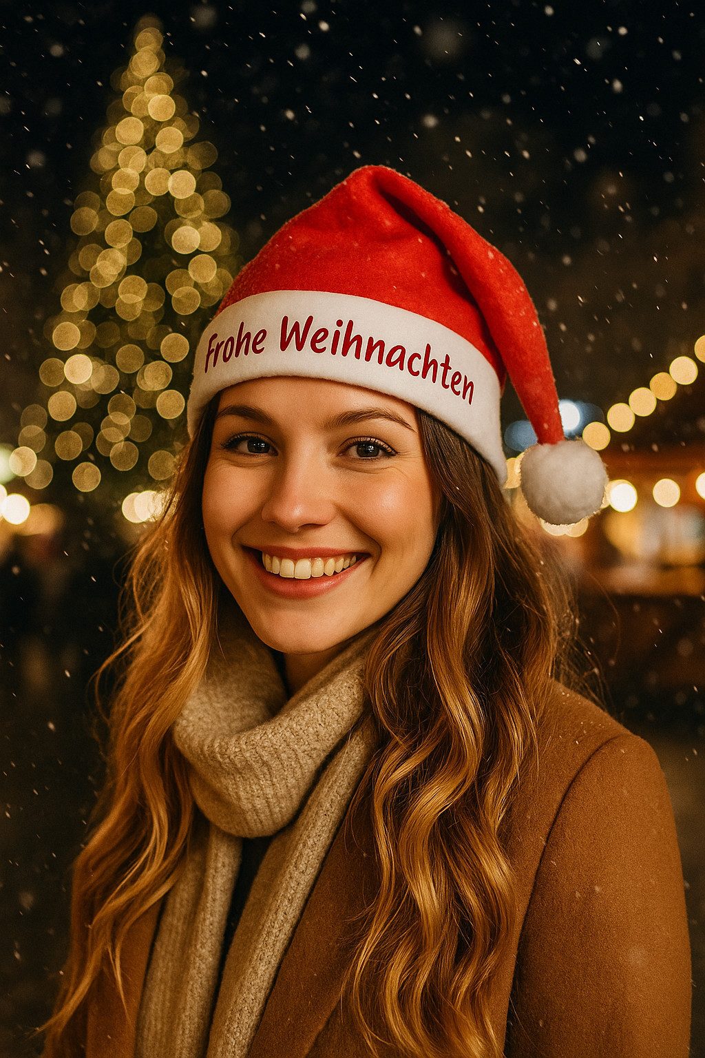 Deggelbam Bommelmütze Weihnachtsmannmütze Nikolausmütze mit lustiger Aufsch günstig online kaufen