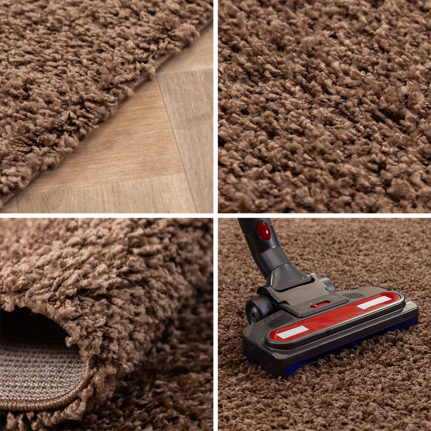 SIMPEX24 Teppich Unicolor - Einfarbig, Rund, Höhe: 30 mm, Modern Kurzflor T günstig online kaufen