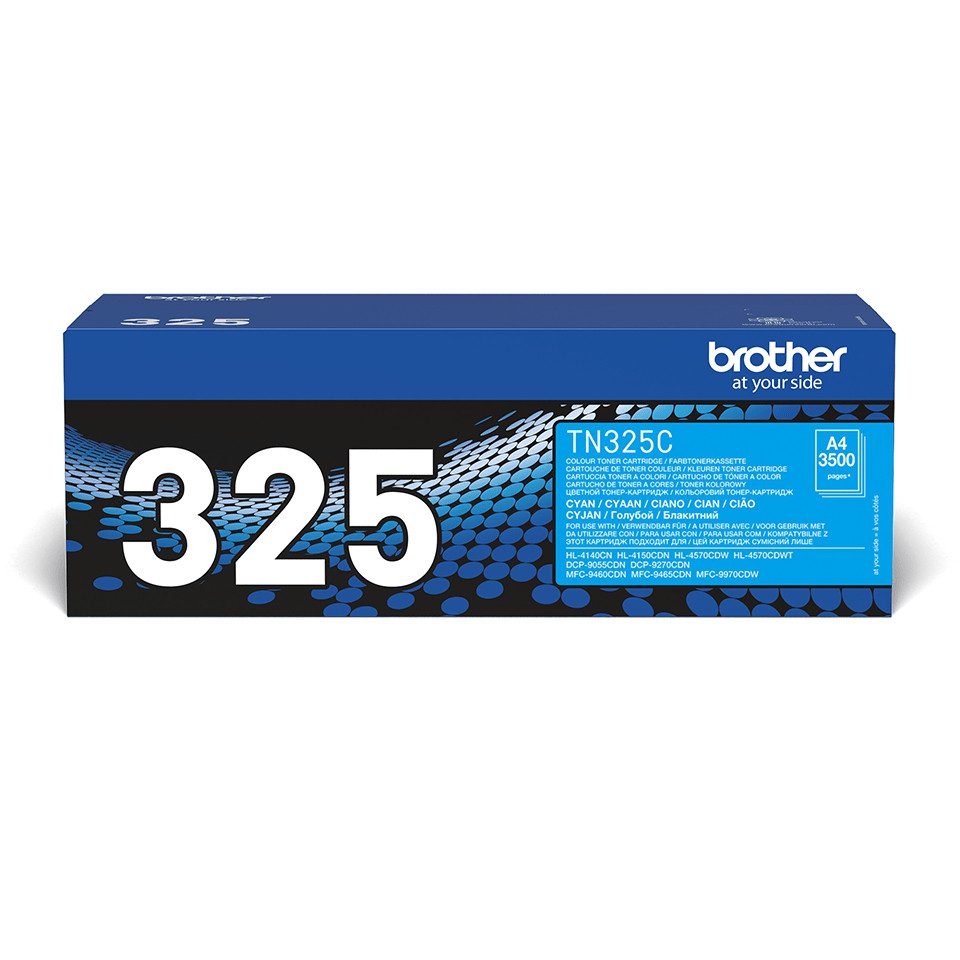 Brother Toner TN-325C Jumbo Cyan (ca. 3500 Seiten) Tintenpatrone