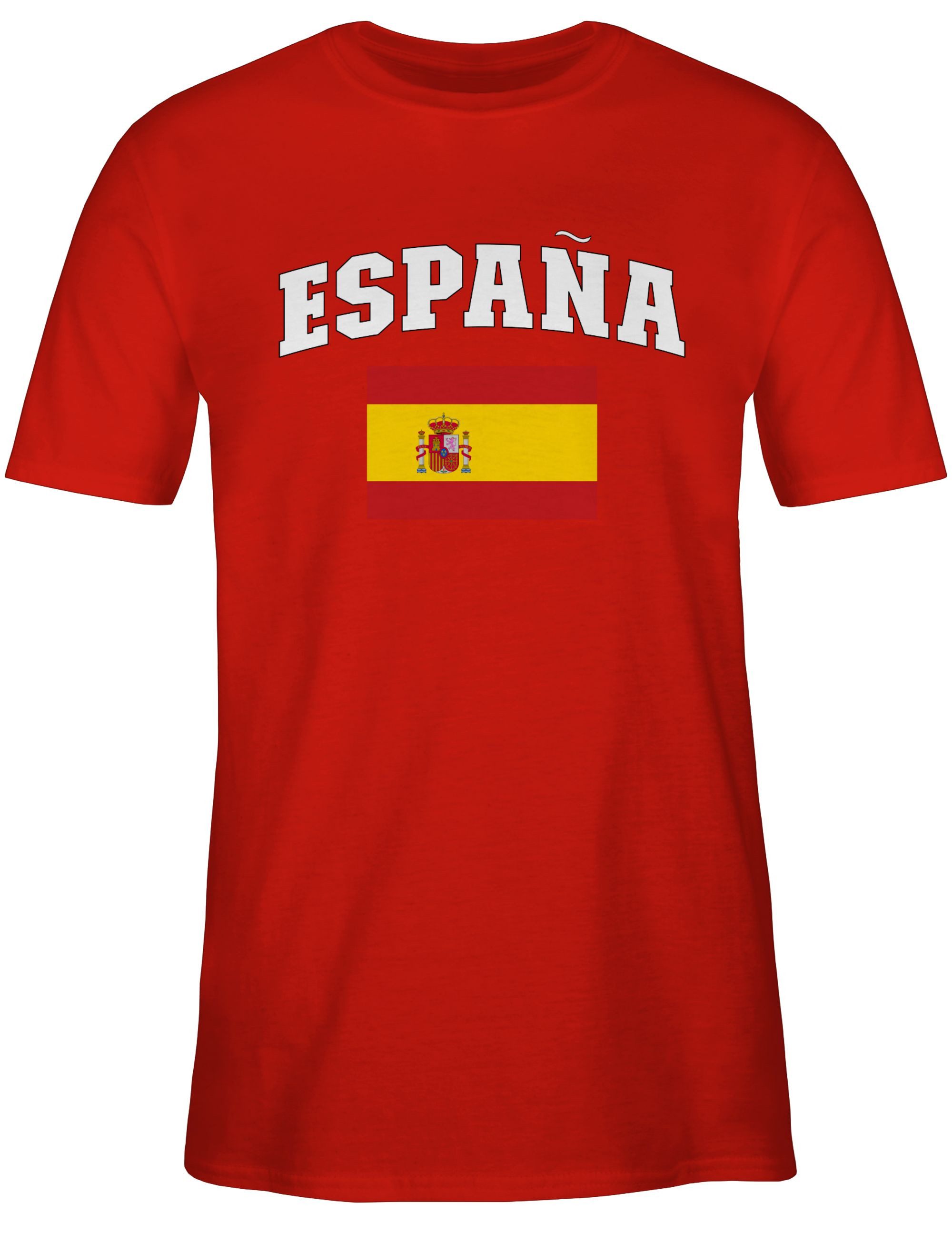 Shirtracer T-Shirt Schriftzug mit Espana, Spanisch, España, Spain 2026 Fuss günstig online kaufen