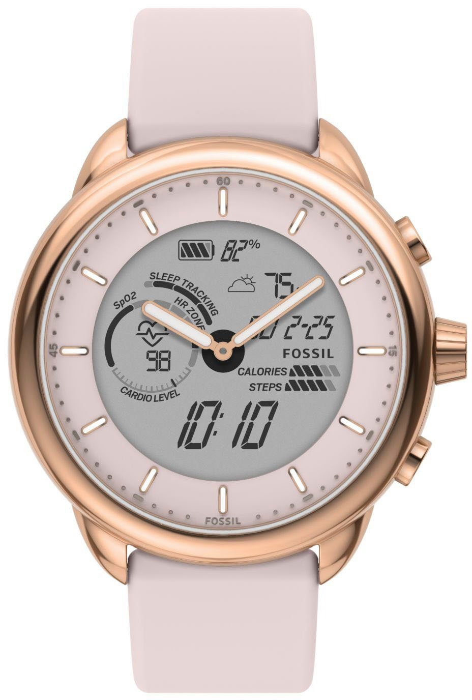 GEN Damenuhr EDITION Smartwatch, HYBRID, 6 Fossil Smartwatches FTW7083 WELLNESS