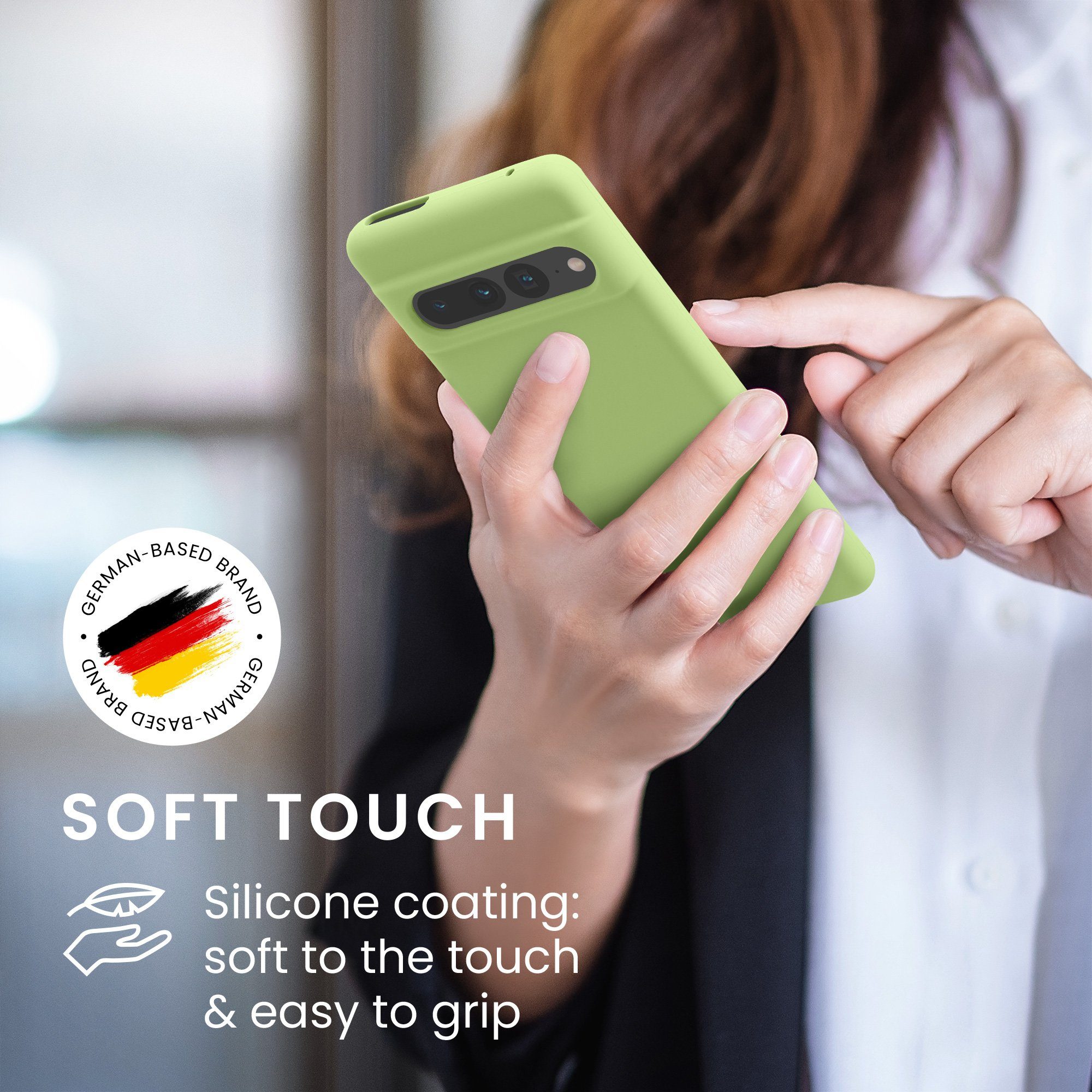 kwmobile Handyhülle Hülle für Google Pixel 7 Pro, Hülle Silikon gummiert - Handyhülle - Handy Case Cover – Bild 4 von 5
